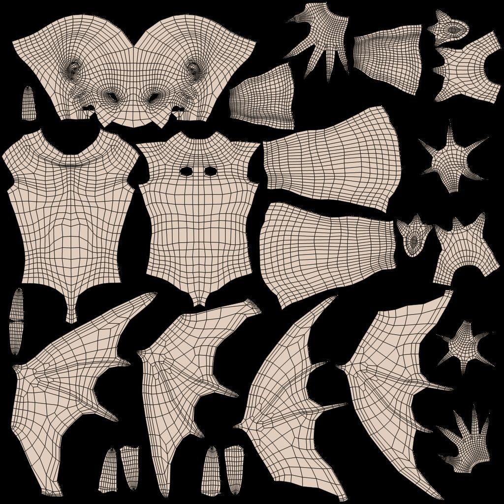 Cthulhu Low-poly 3D model_13