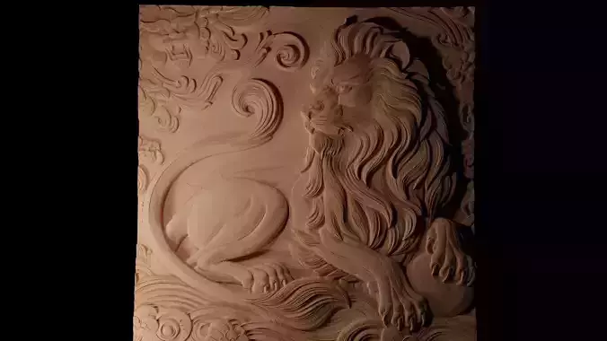 Aslan CNC 3d Print High Relief Sand Casting