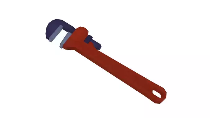 Pipe Wrench - Hand Painted