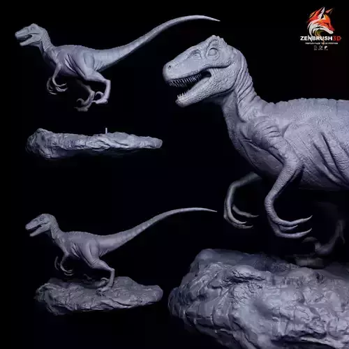 DINOSAUR - VELOCIRAPTOR 3D PRINTING