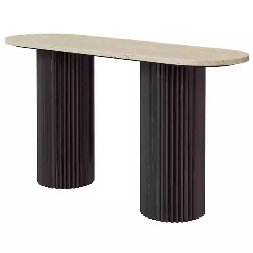 CFS Hampton fluted ribbed console