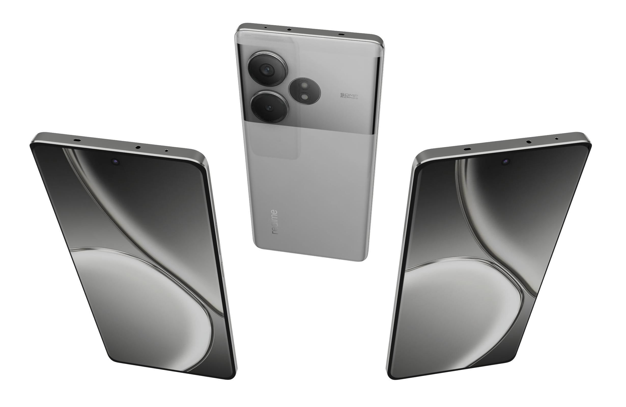 Realme GT Neo6 SE Silver 3D model_2