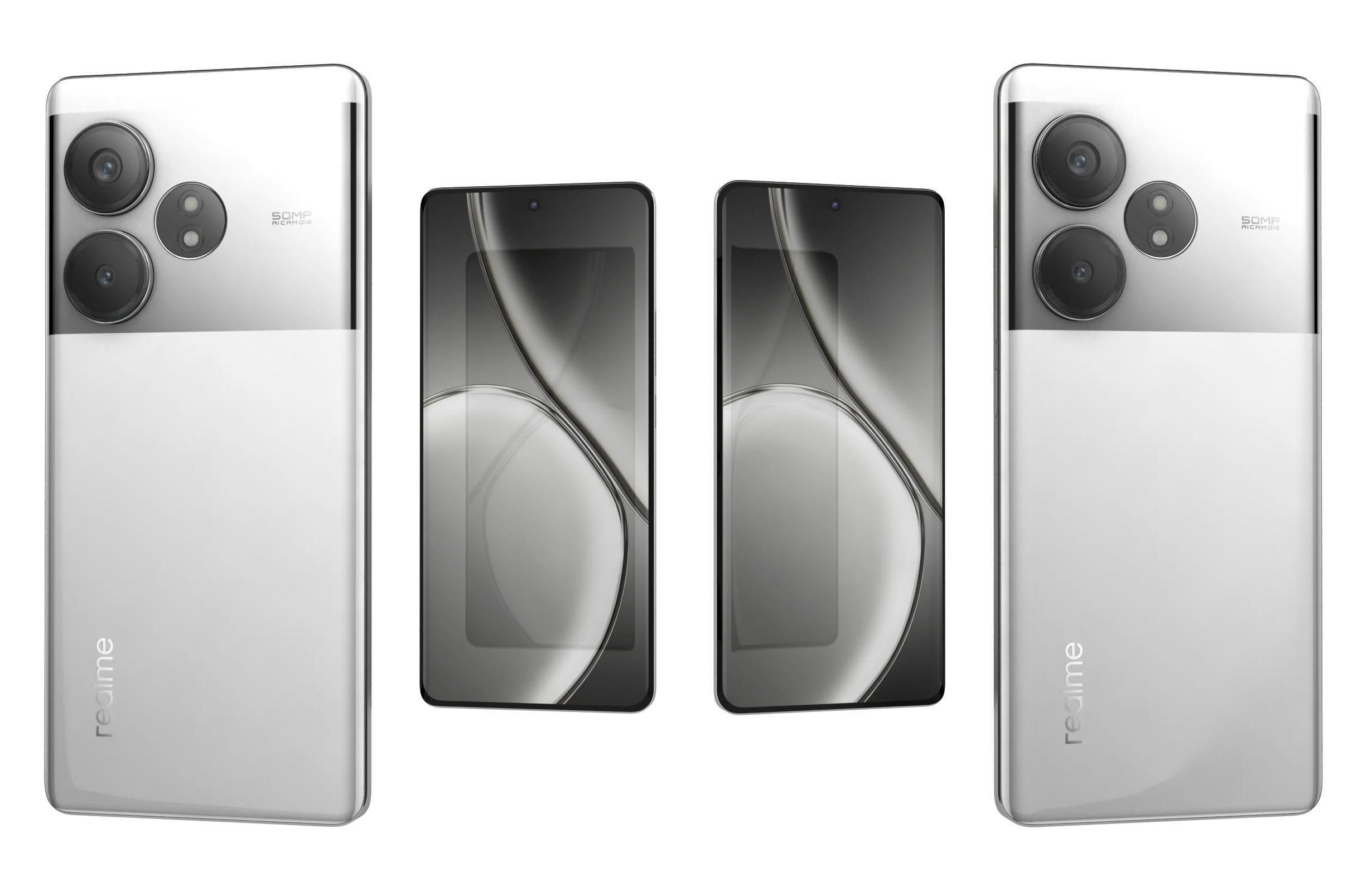 Realme GT Neo6 SE Silver 3D model_3