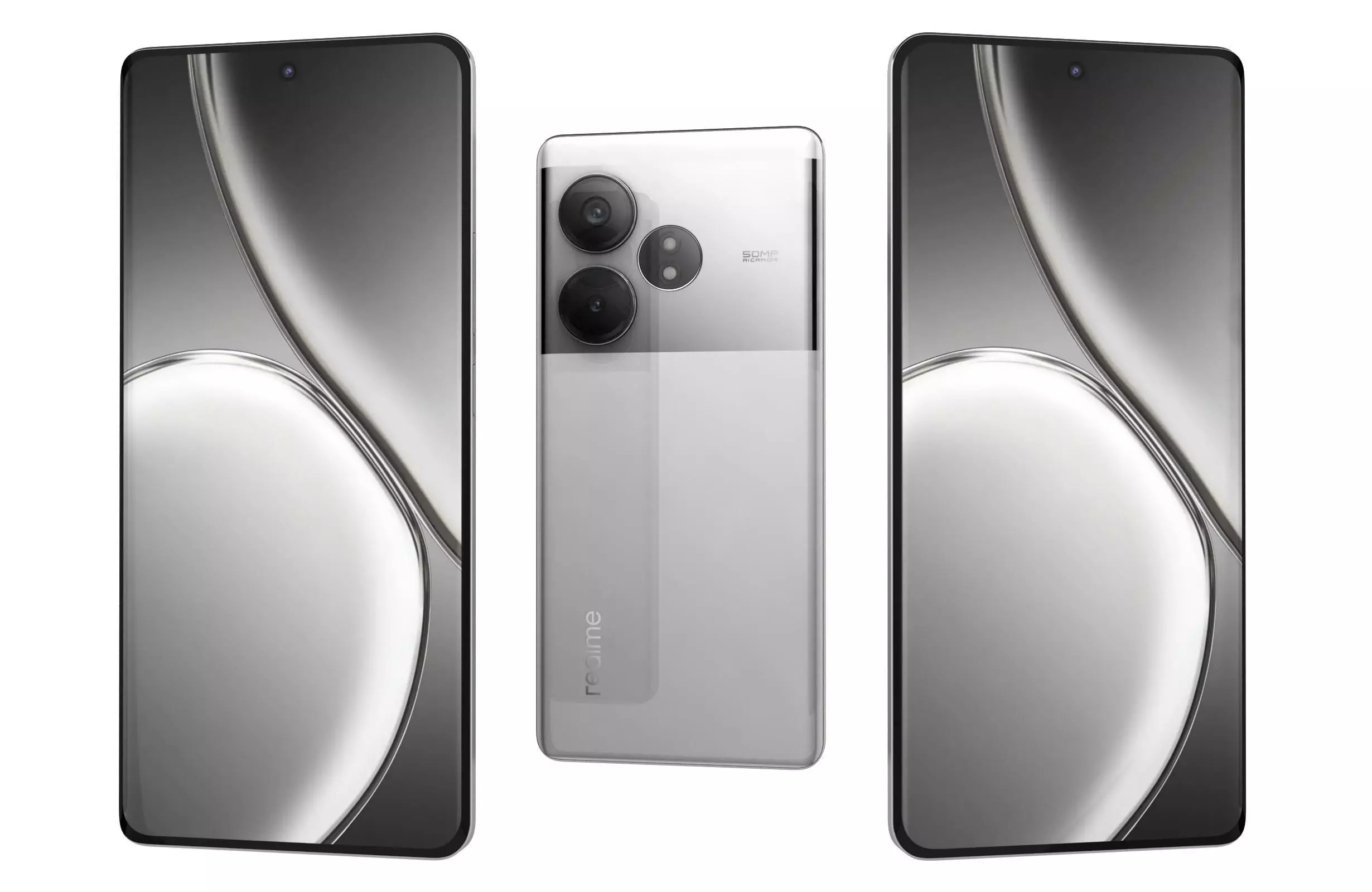 Realme GT Neo6 SE Silver 3D model_0