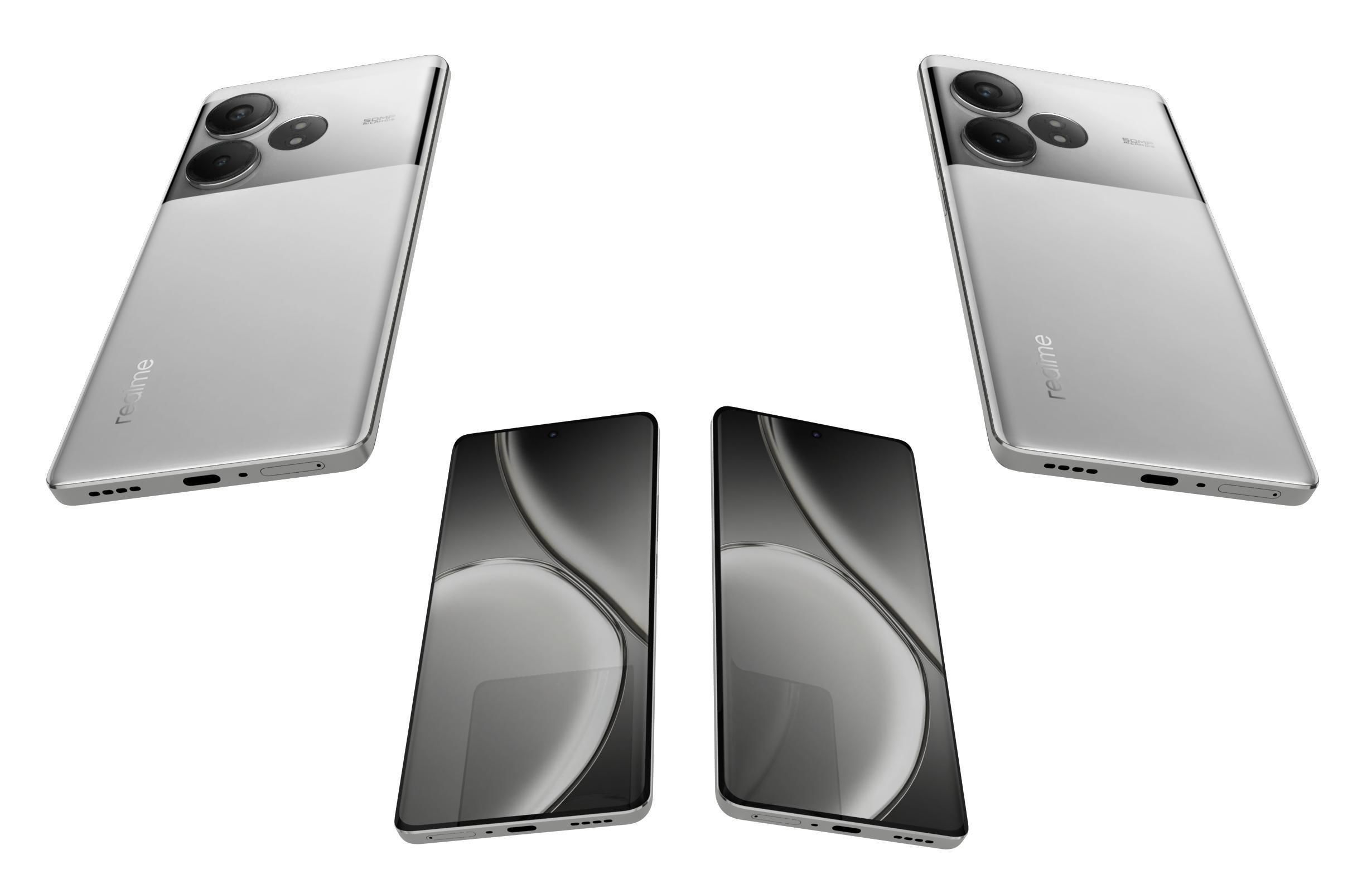 Realme GT Neo6 SE Silver 3D model_5