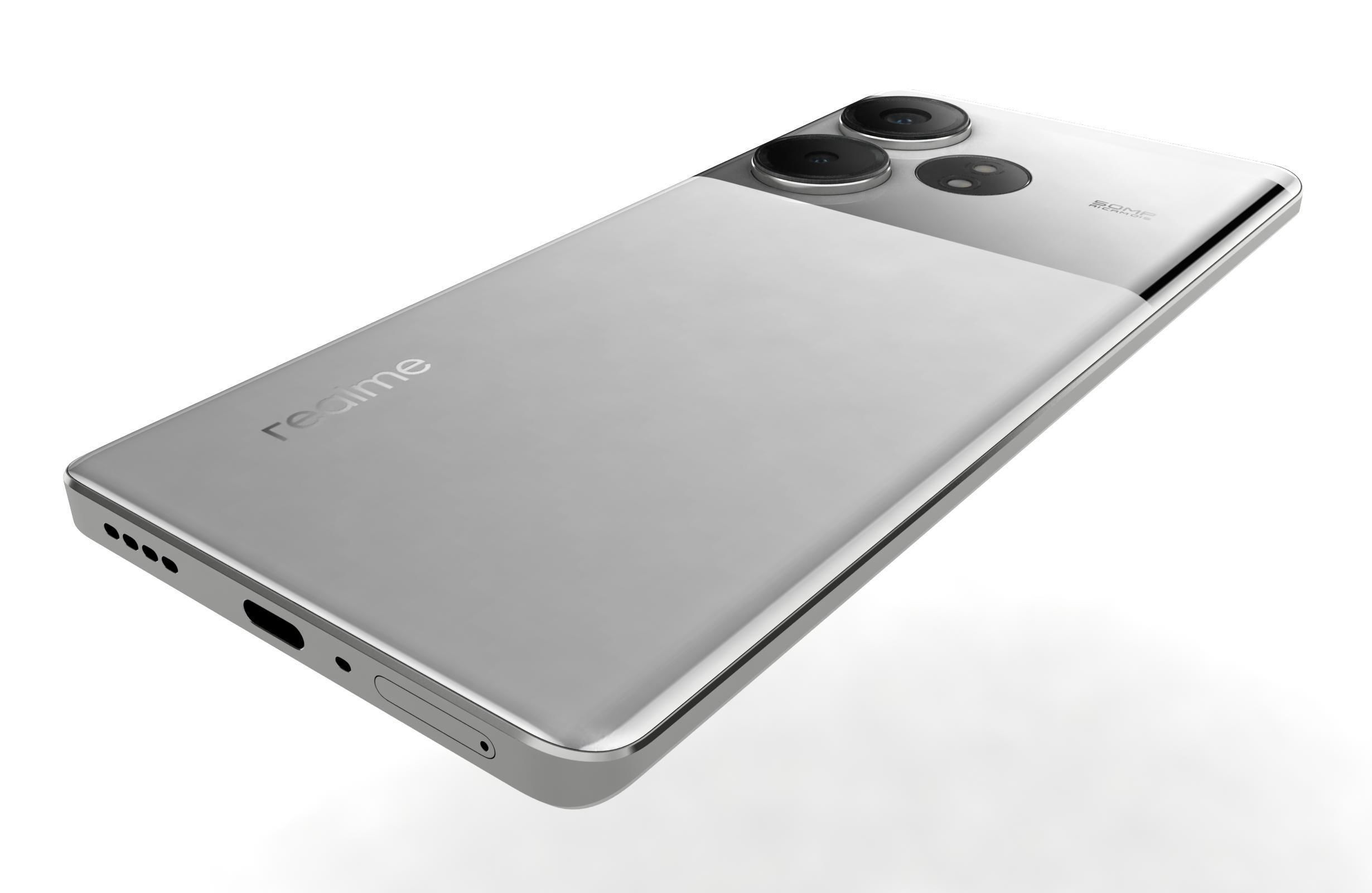 Realme GT Neo6 SE Silver 3D model_14