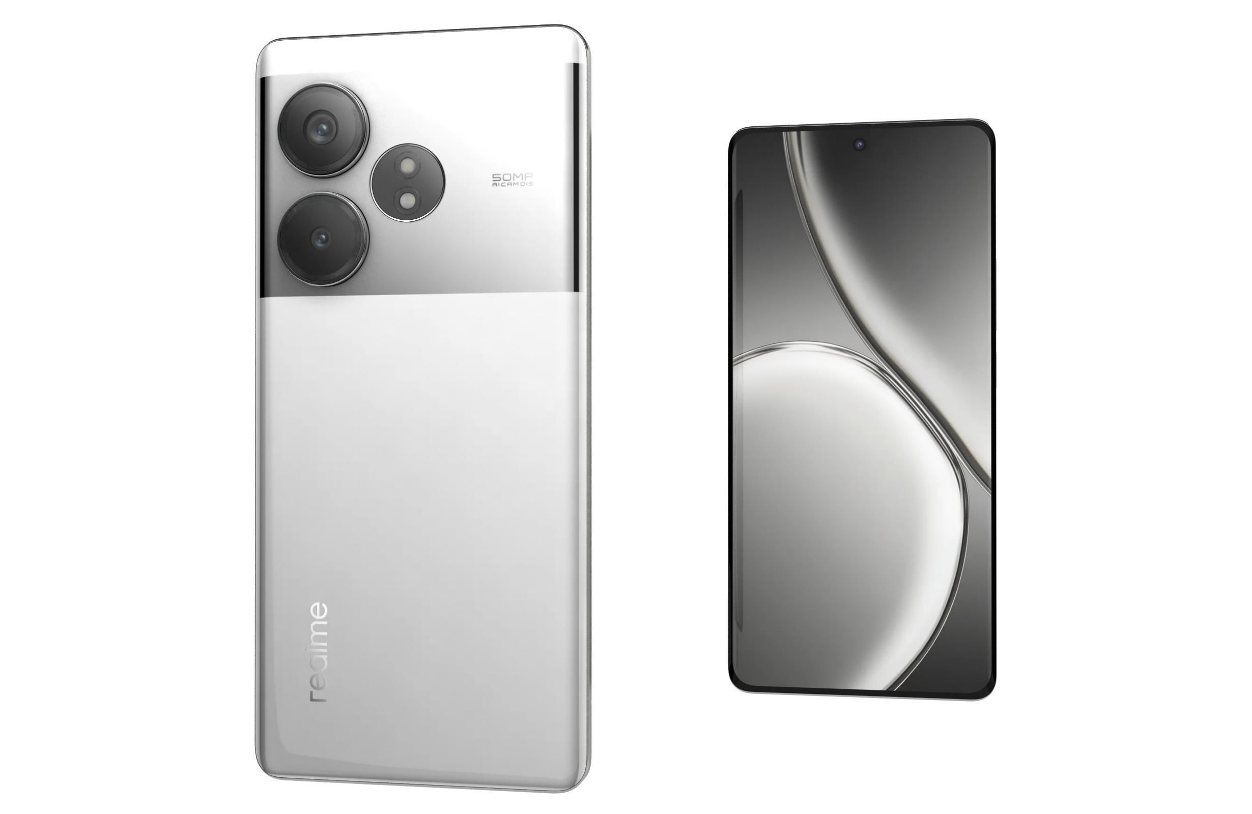 Realme GT Neo6 SE Silver 3D model_7