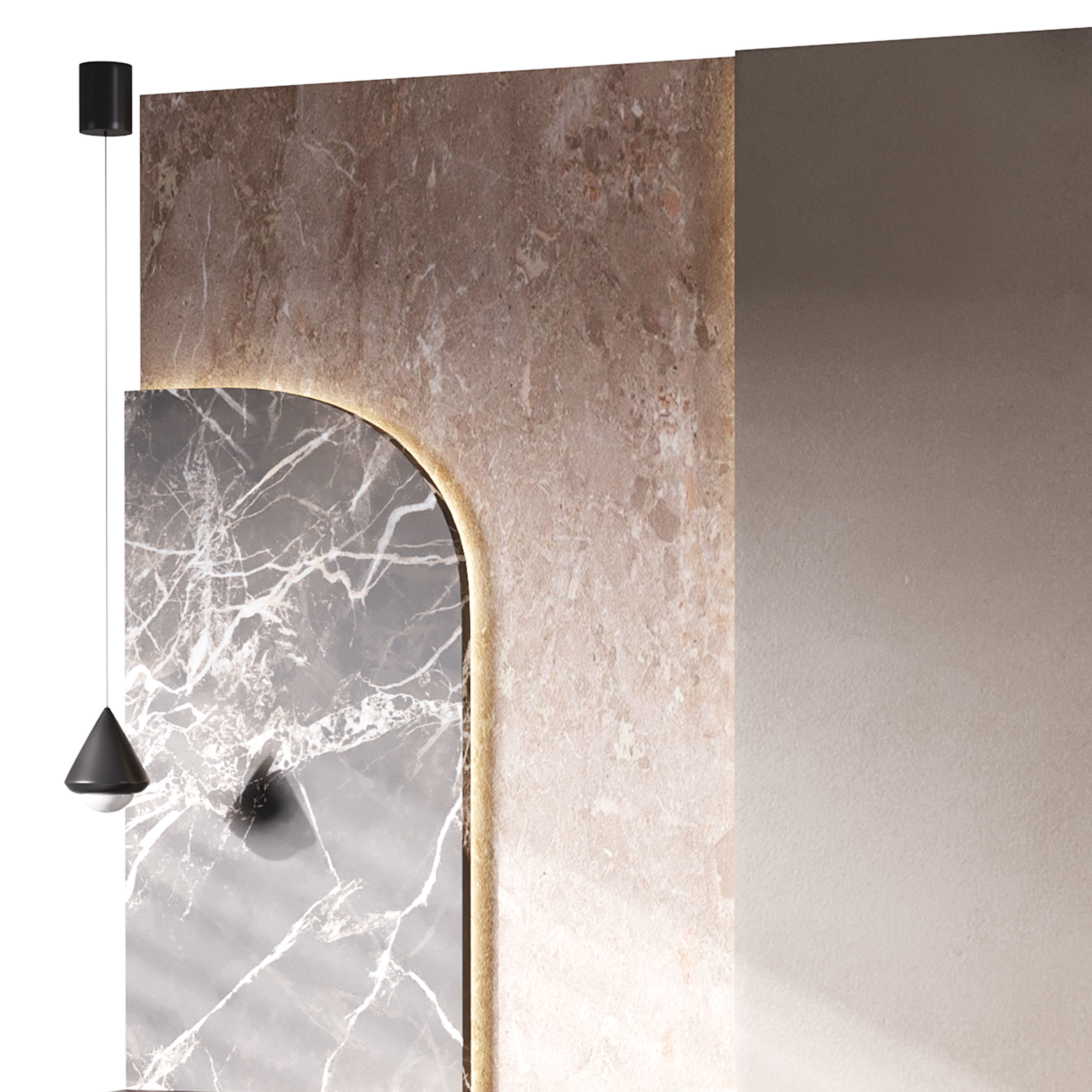 Decorative Wall panel  06 3D model_5