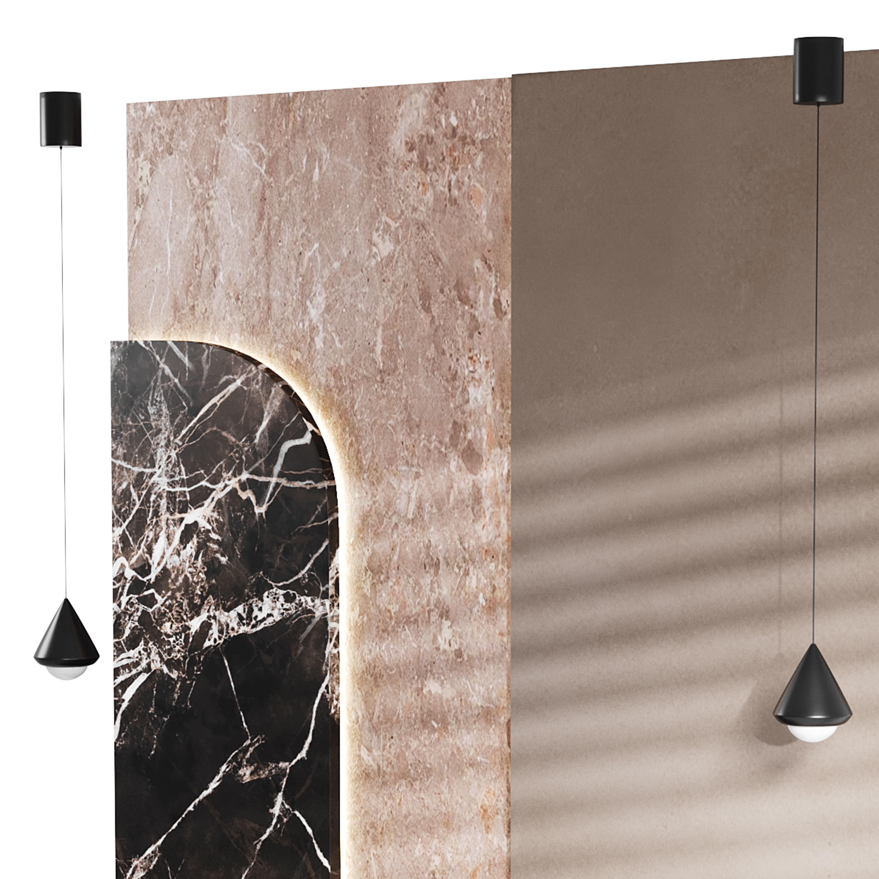 Decorative Wall panel  06 3D model_3