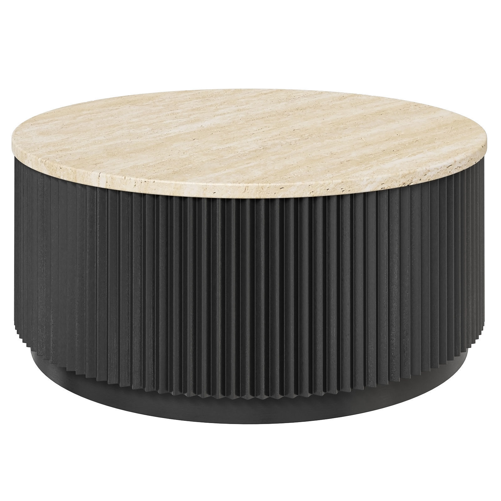 CFS Hampton Fluted Ribbed coffee and side tables 3D model_2