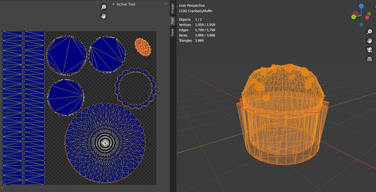 Berry Muffin Free 3D model_9