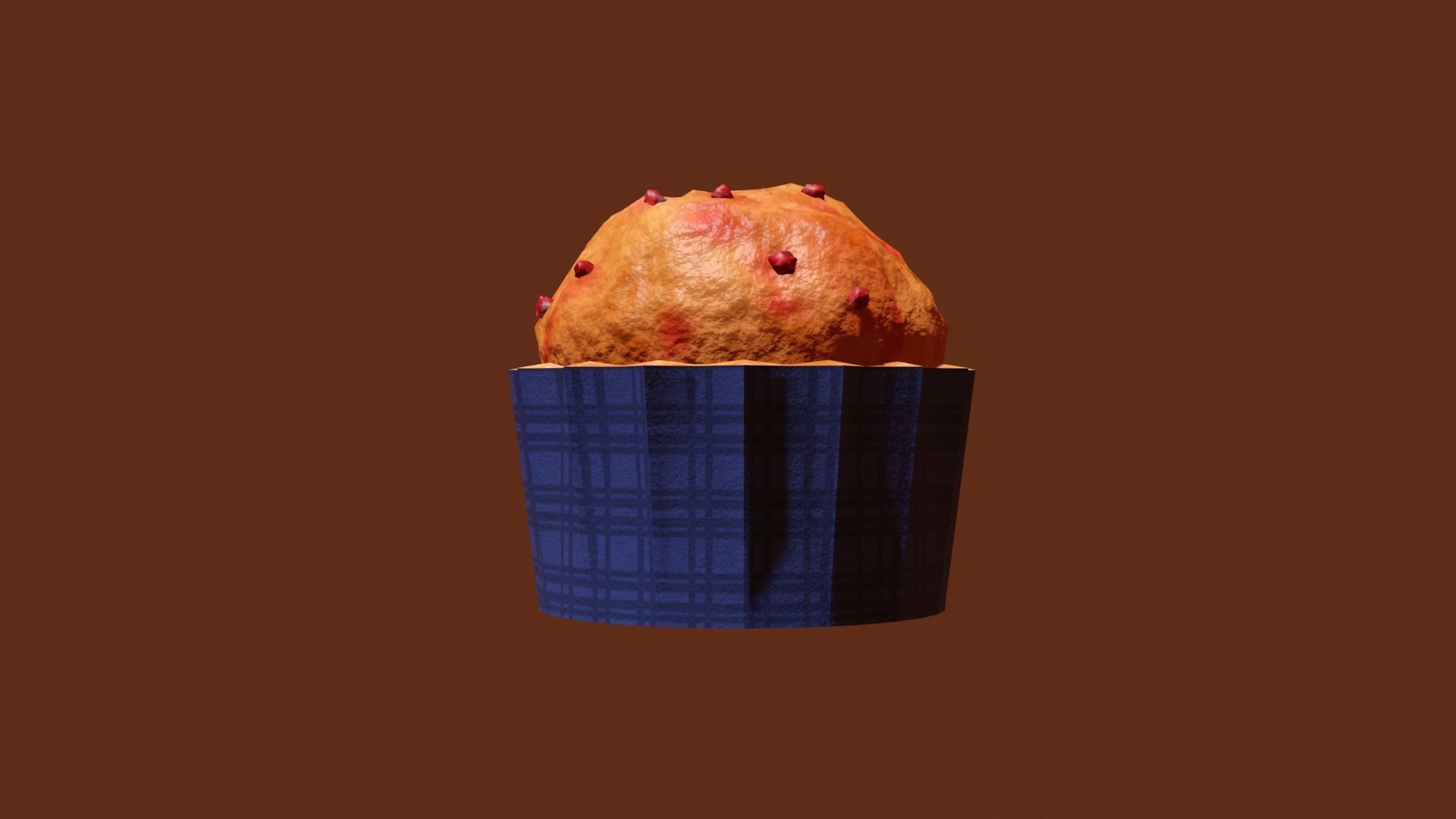 Berry Muffin Free 3D model_7
