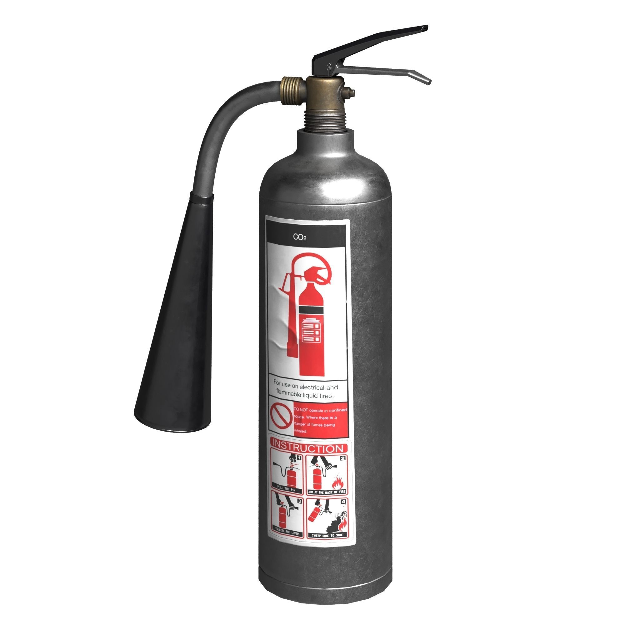 Fire Extinguisher 3D model_4