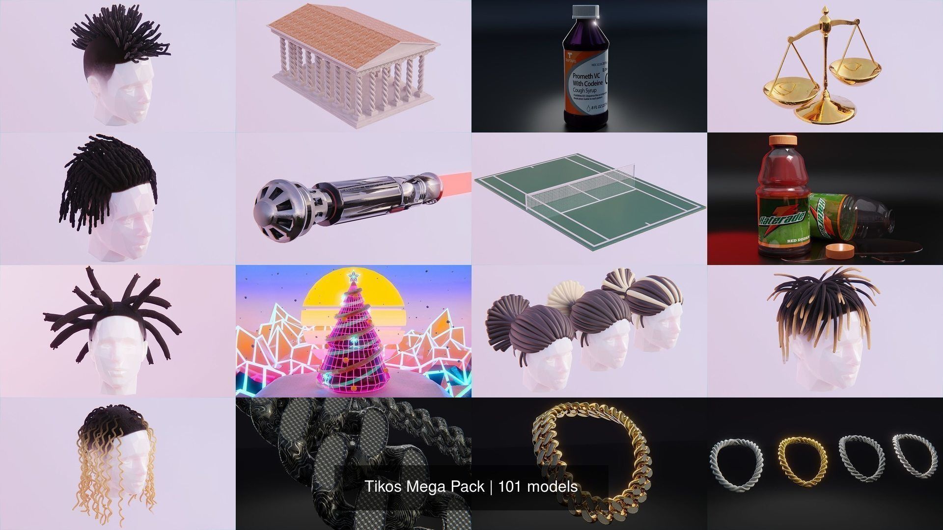 Tikos Mega Pack 3D Model Collection_42