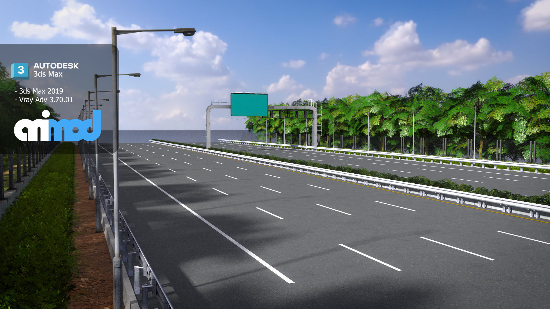 TW City Highway 3D model_3