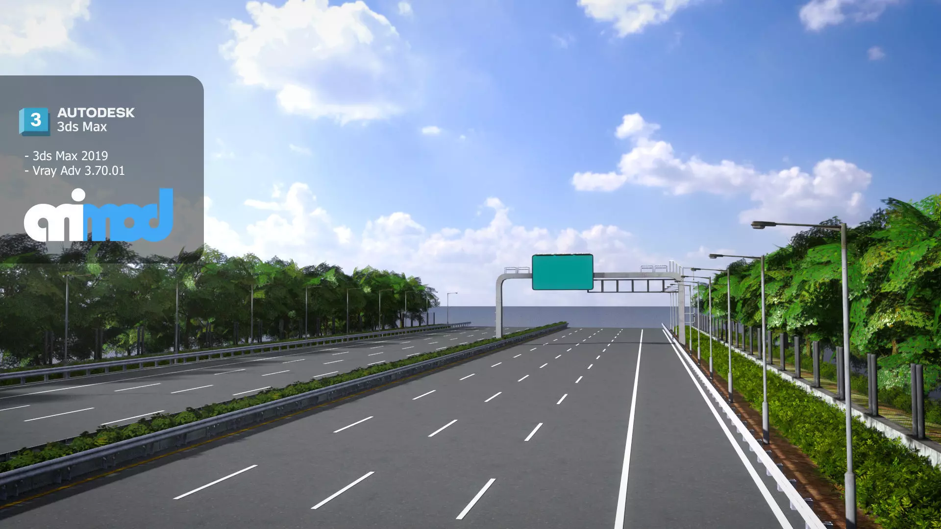 TW City Highway 3D model_0