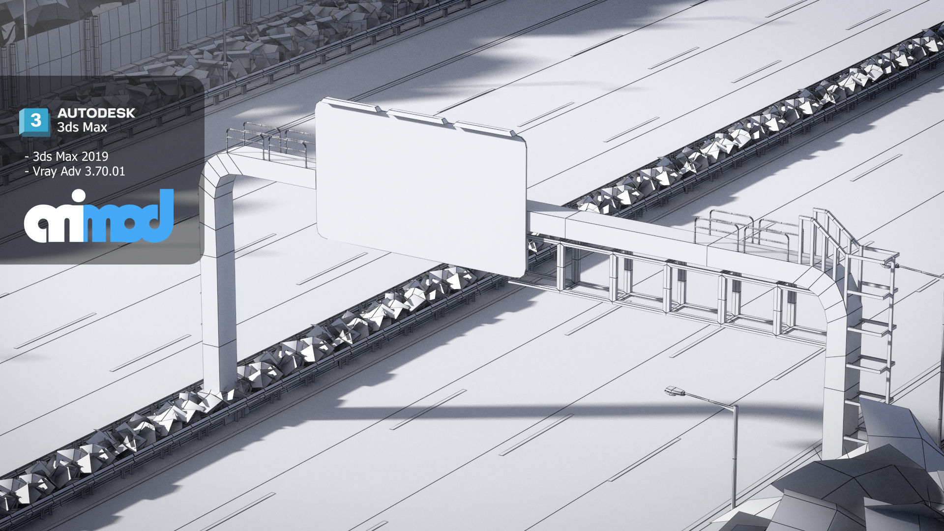 TW City Highway 3D model_9