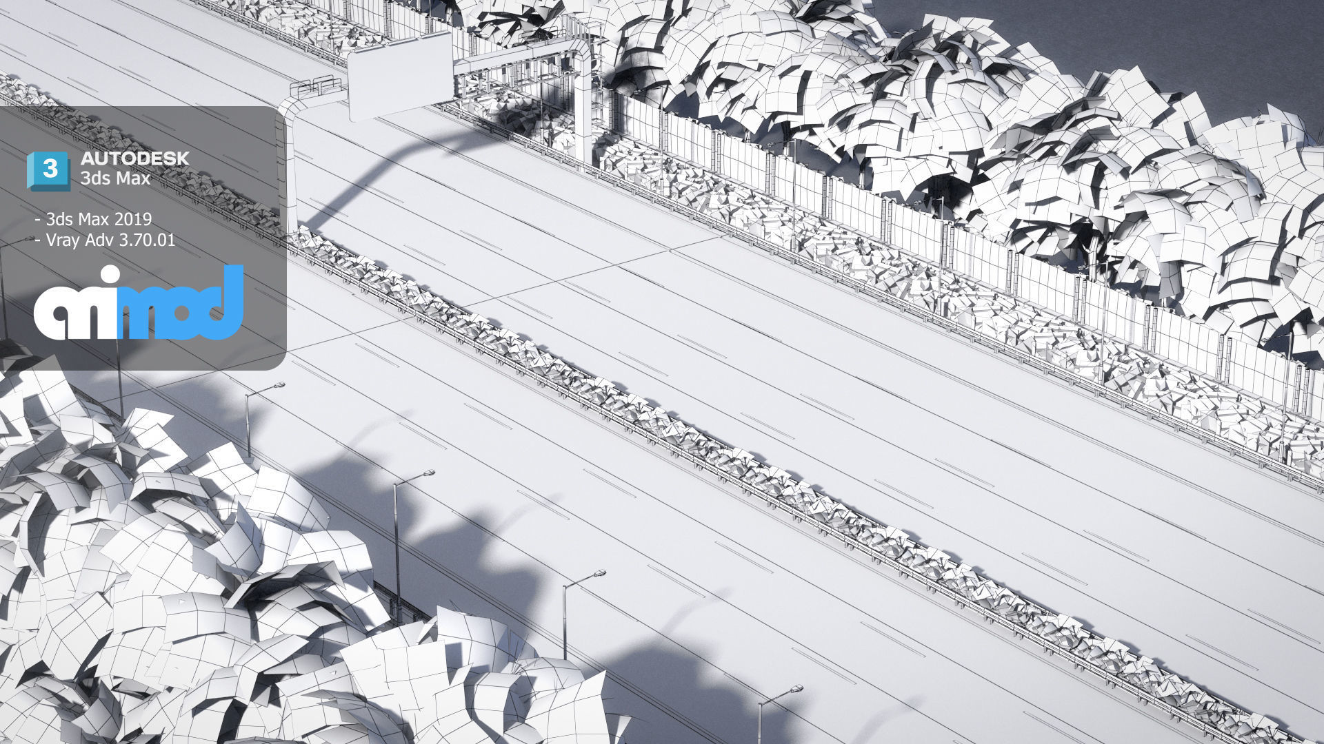 TW City Highway 3D model_6