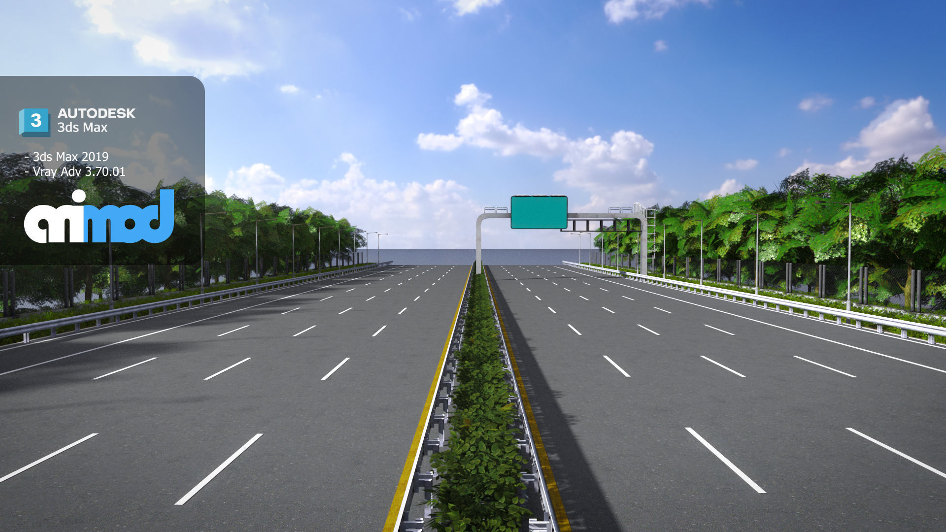 TW City Highway 3D model_2