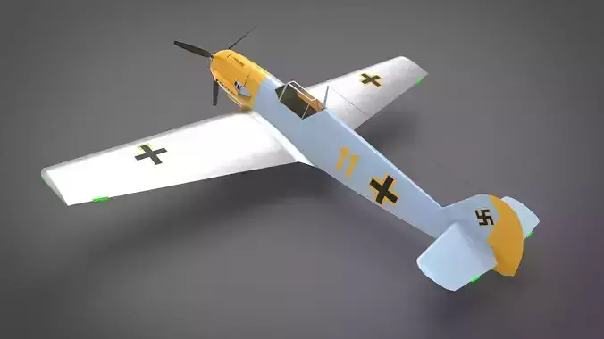 Aircraft BF 109E embodies