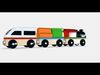 LILLABO 3piece train set Low-poly 3D model_1