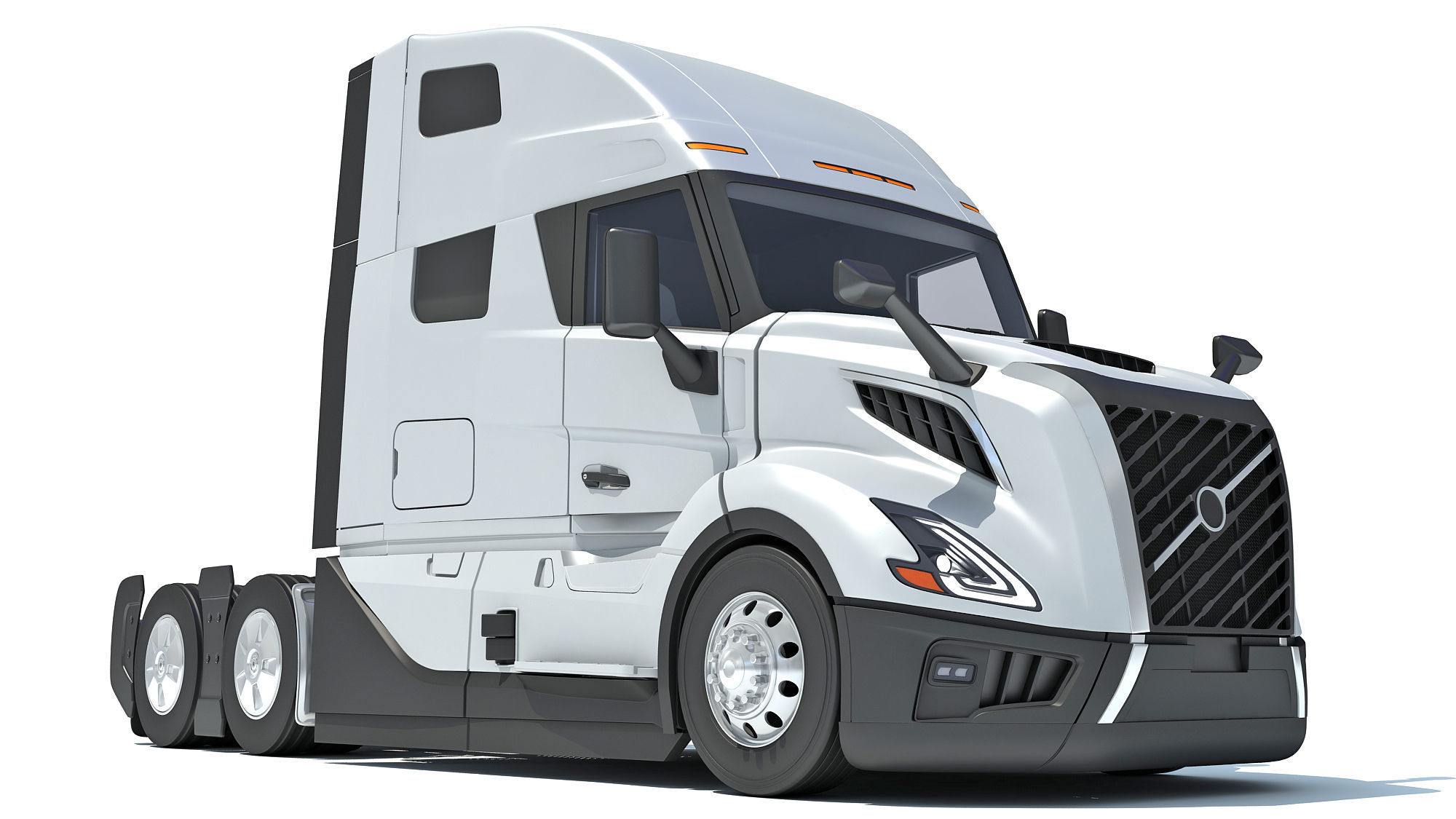2024 Semi Truck 3D model_7