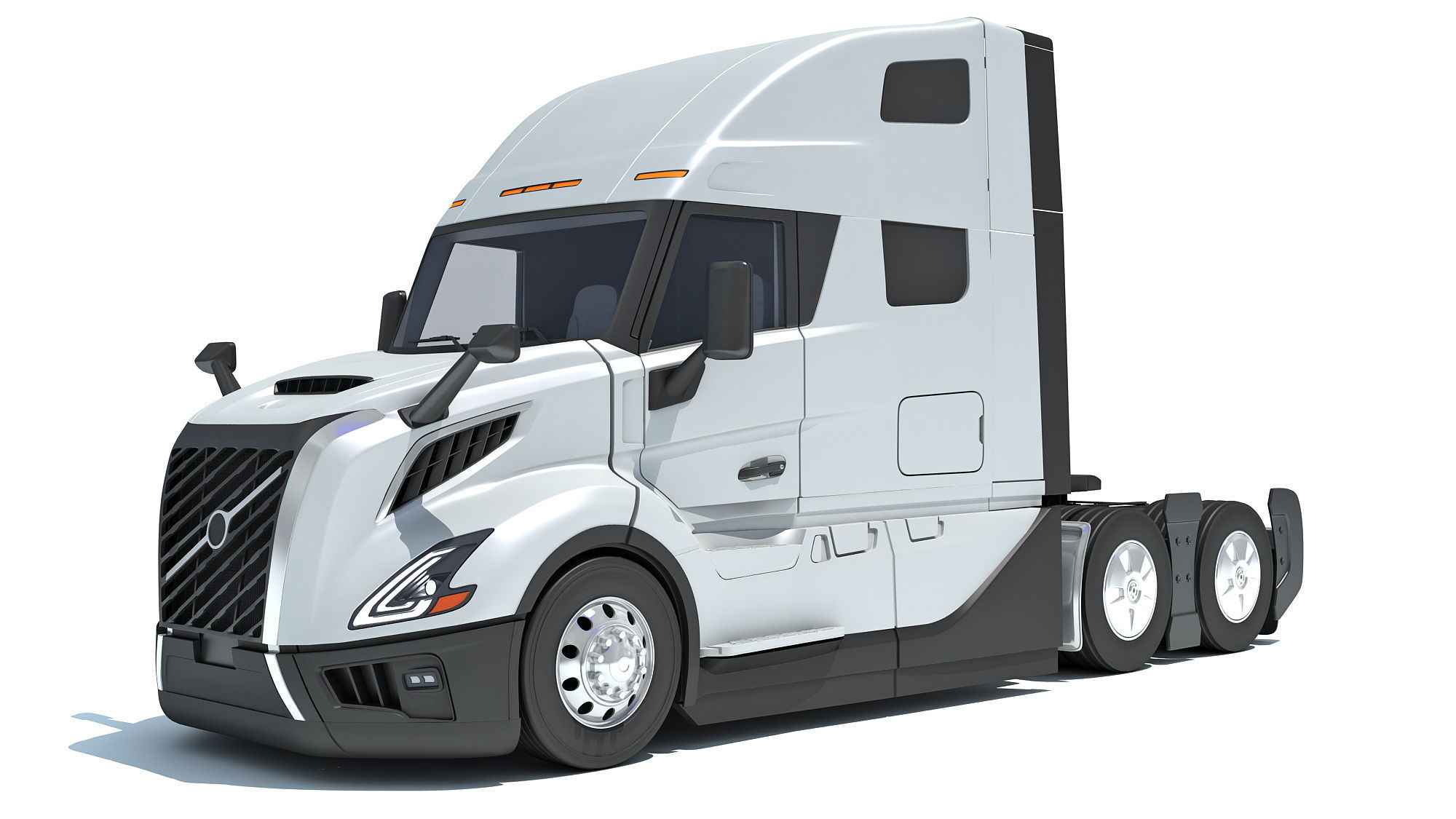 2024 Semi Truck 3D model_8