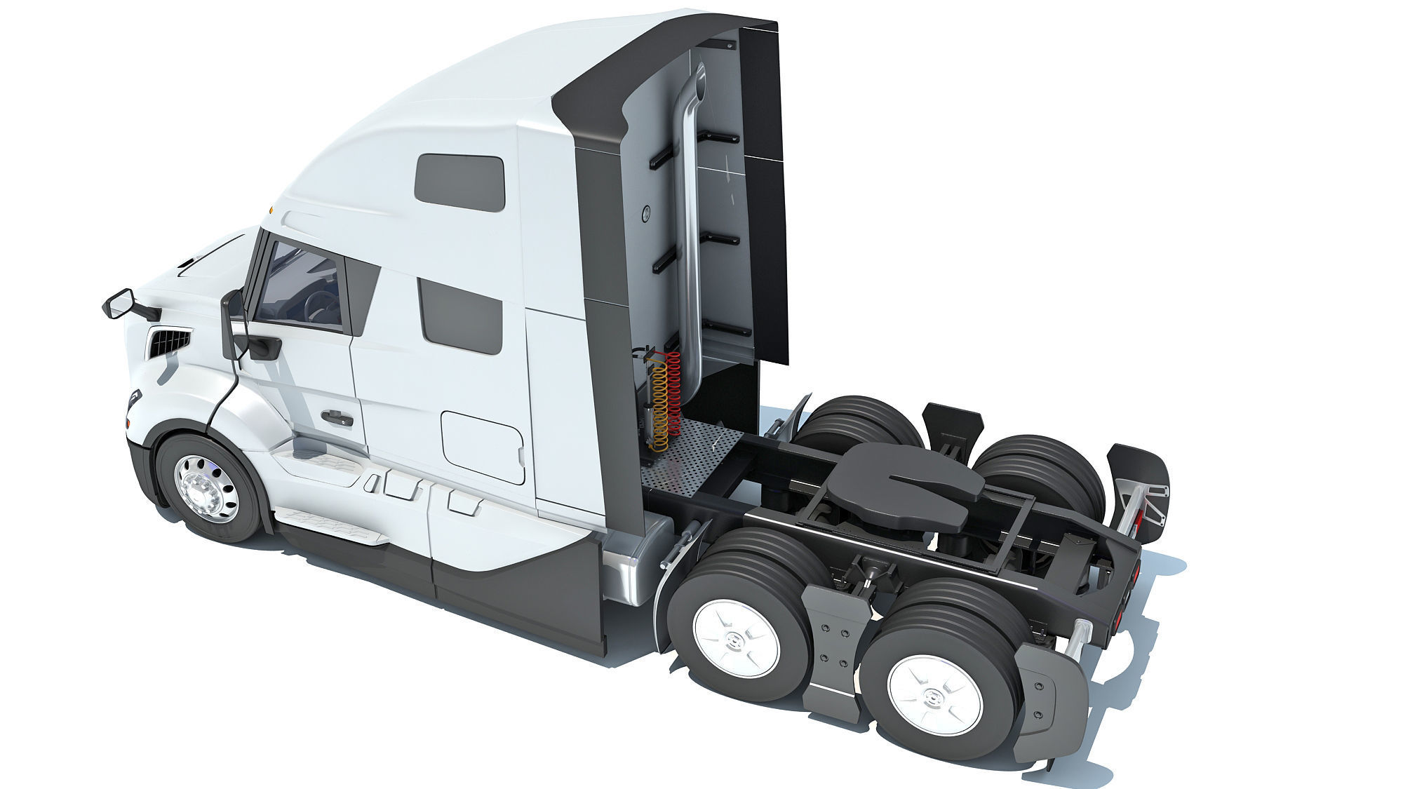2024 Semi Truck 3D model_3