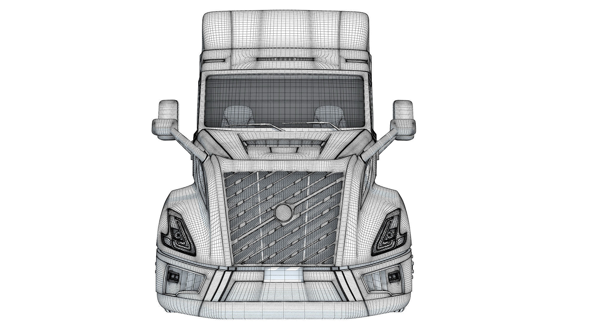 2024 Semi Truck 3D model_15