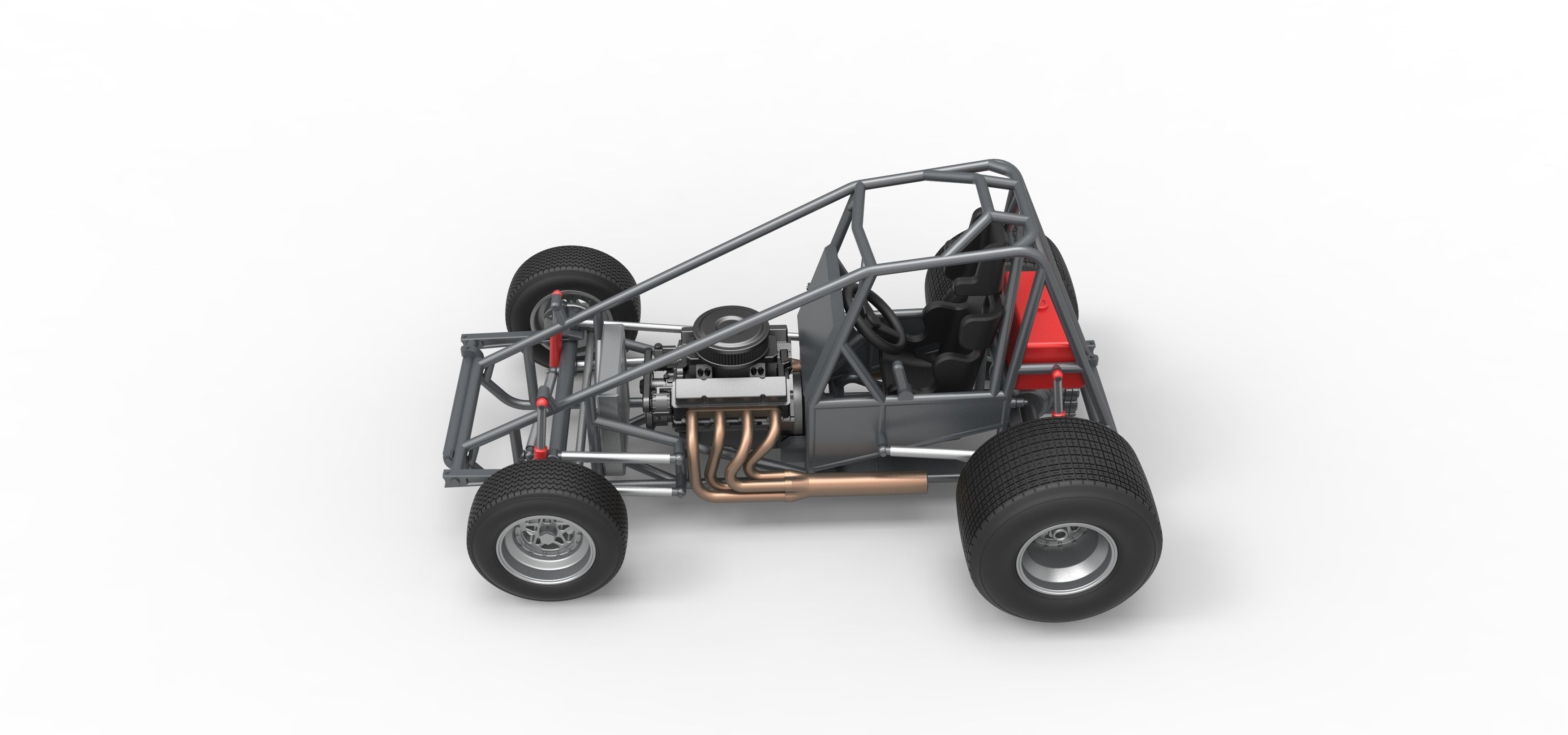 Super rod Base Scale 1 to 25 3D print model_10