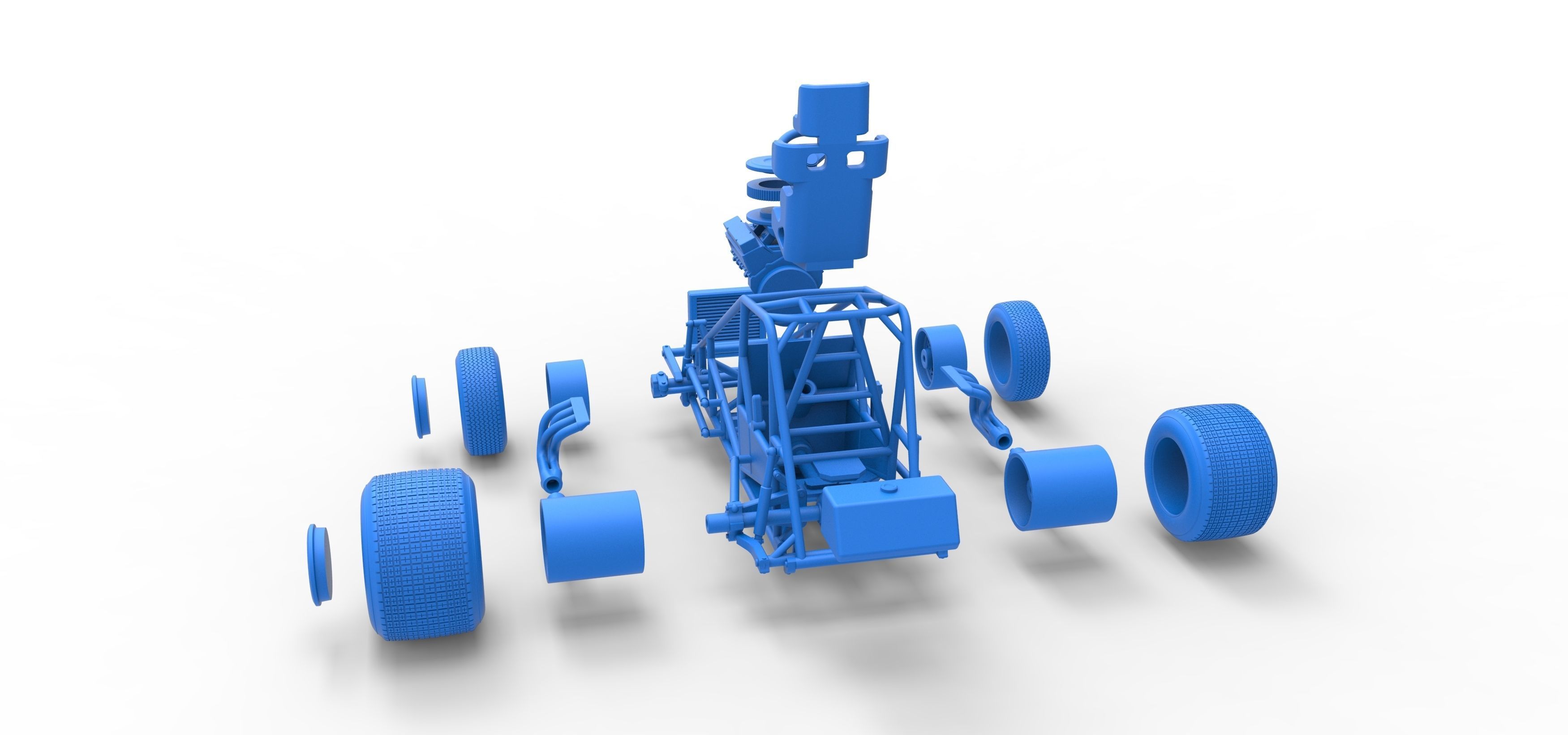 Super rod Base Scale 1 to 25 3D print model_62