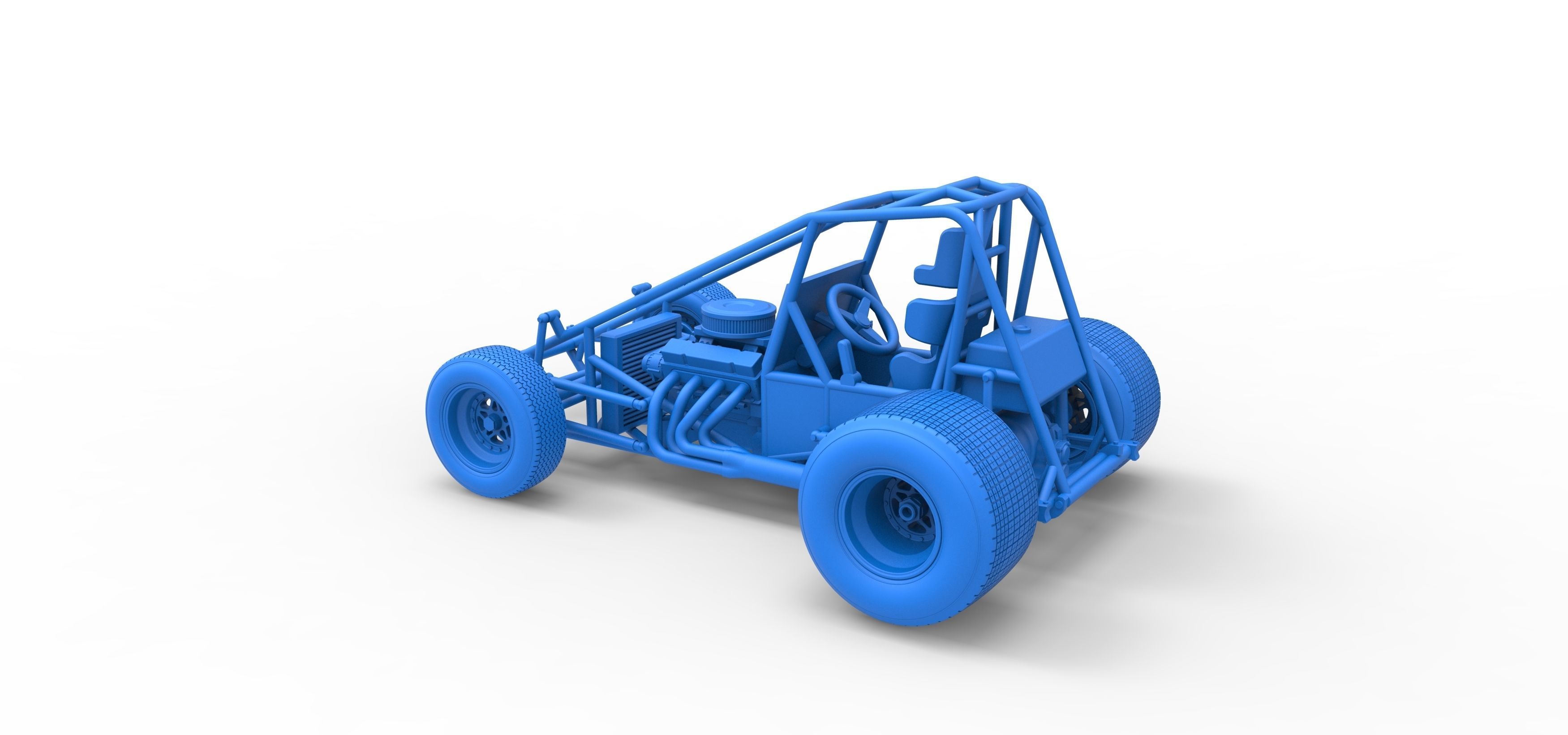 Super rod Base Scale 1 to 25 3D print model_39
