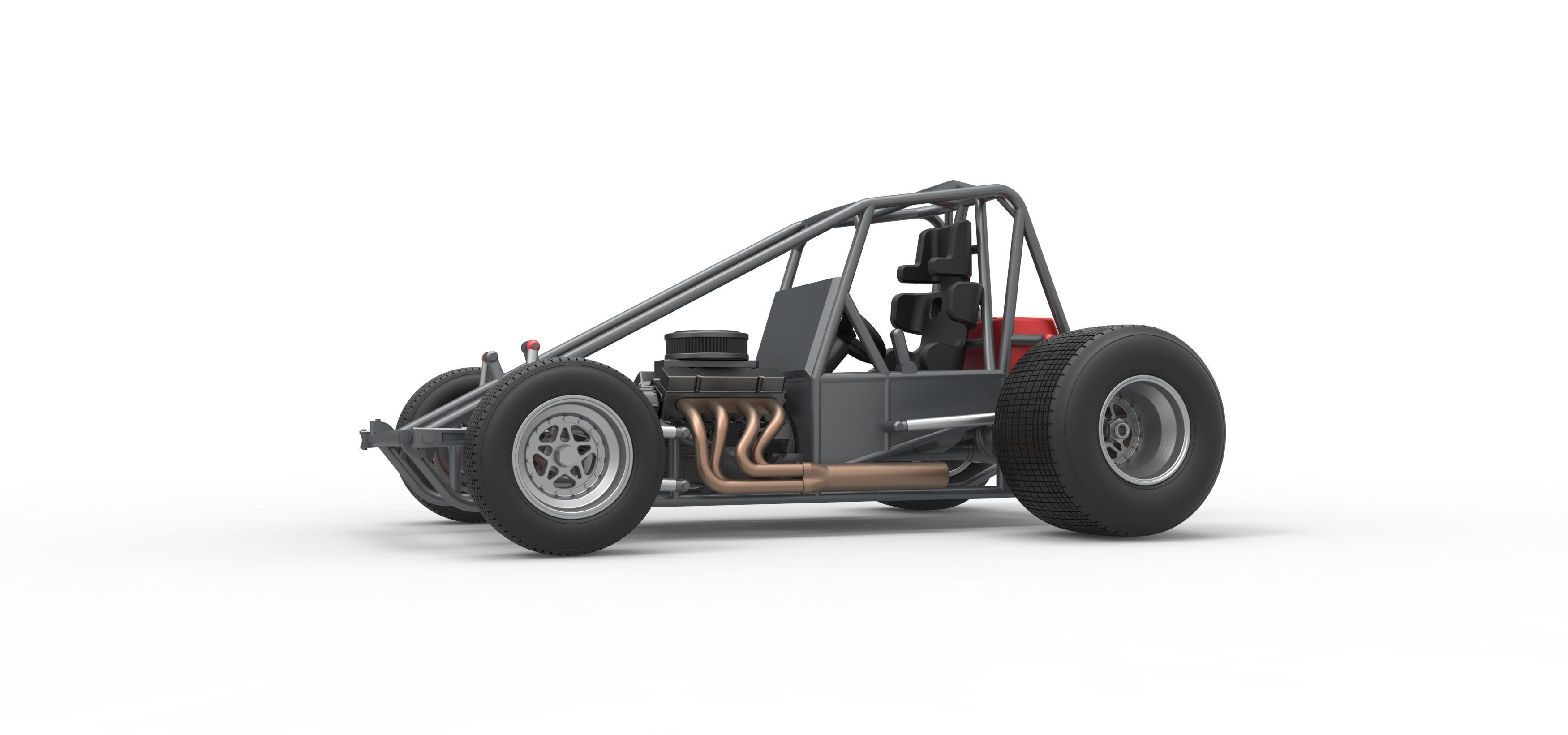 Super rod Base Scale 1 to 25 3D print model_2