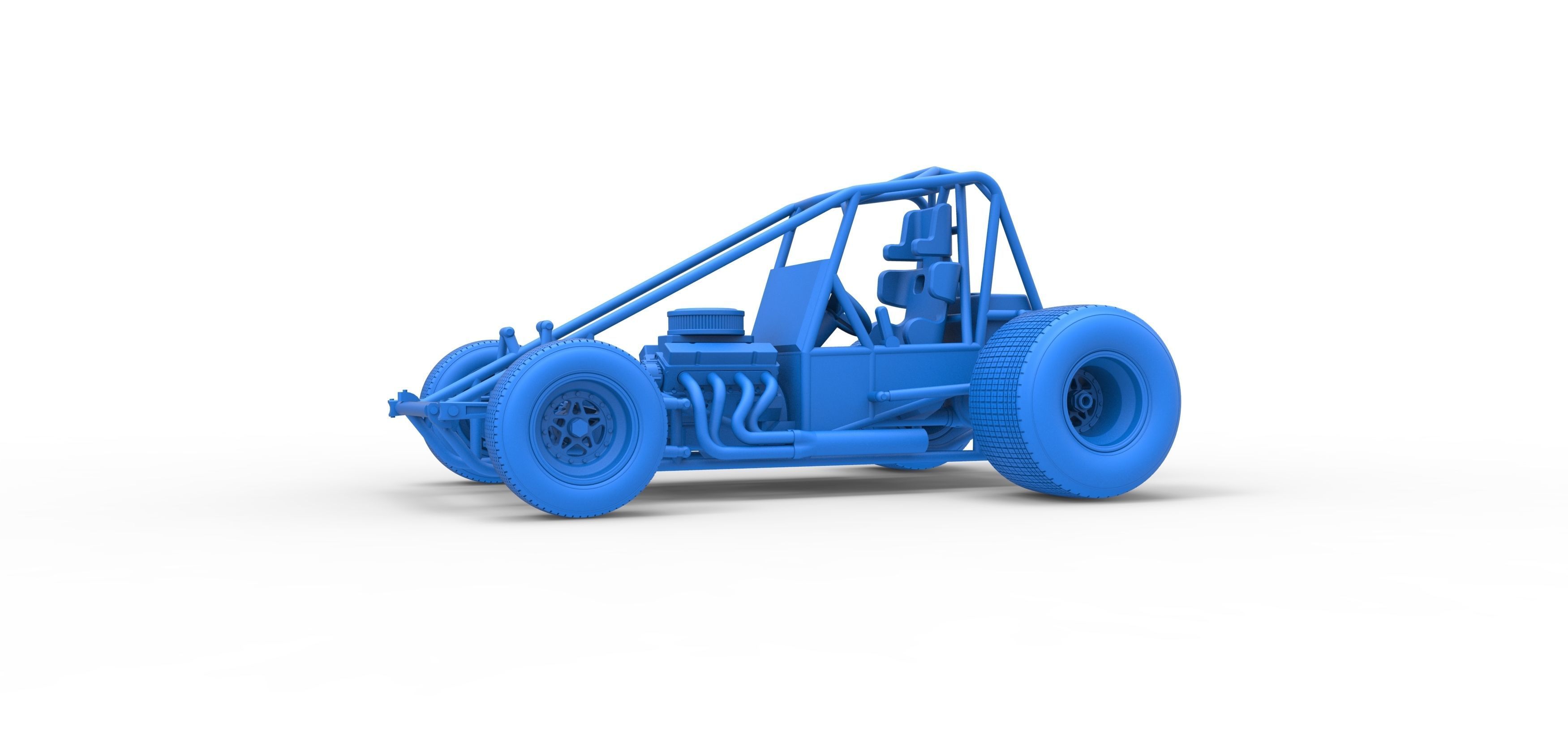 Super rod Base Scale 1 to 25 3D print model_29