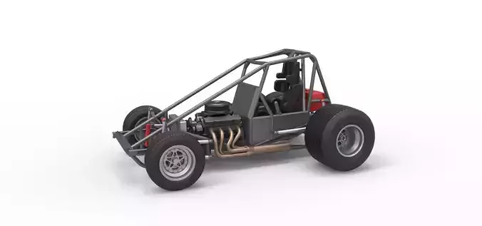 Super rod Base Scale 1 to 25 3D print model
