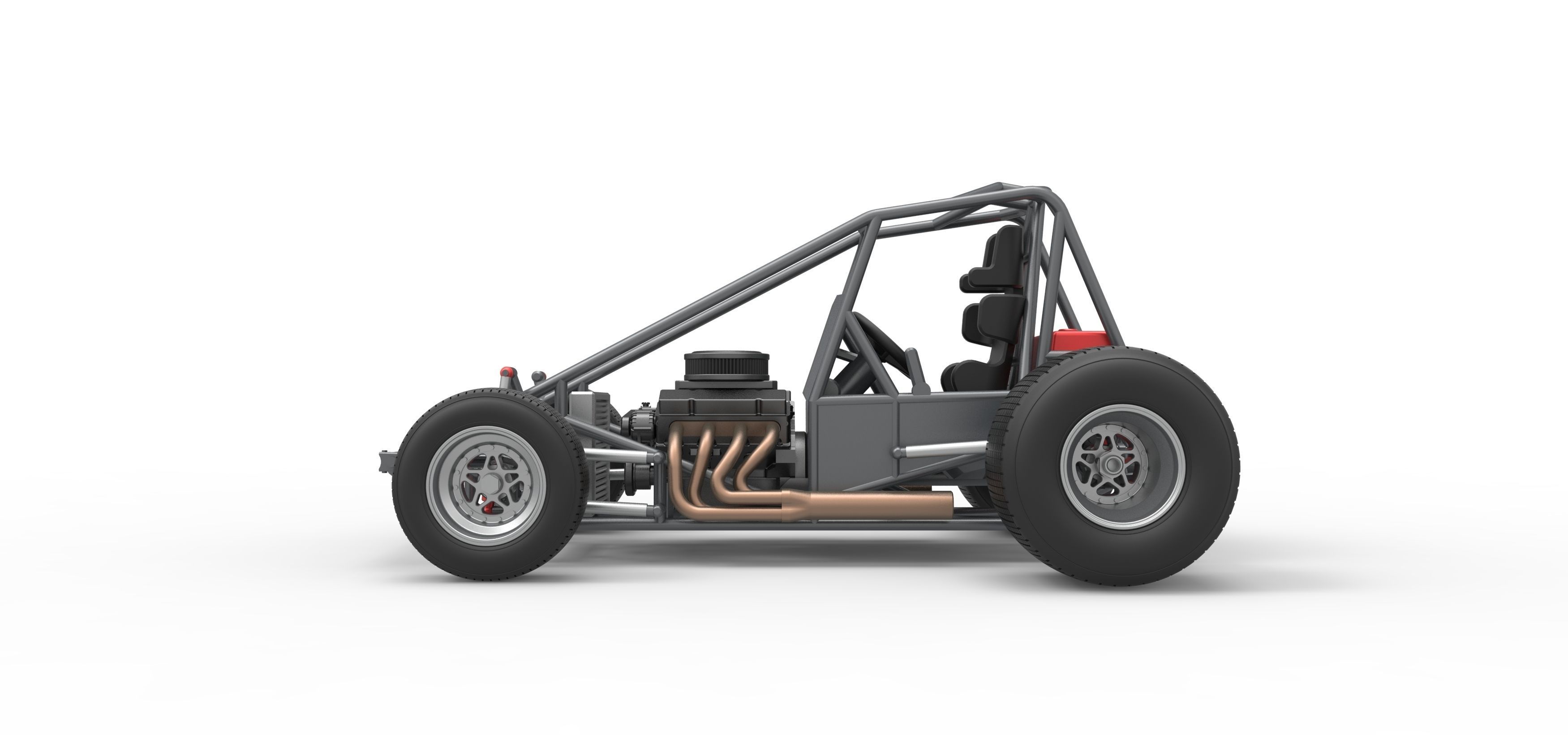 Super rod Base Scale 1 to 25 3D print model_9