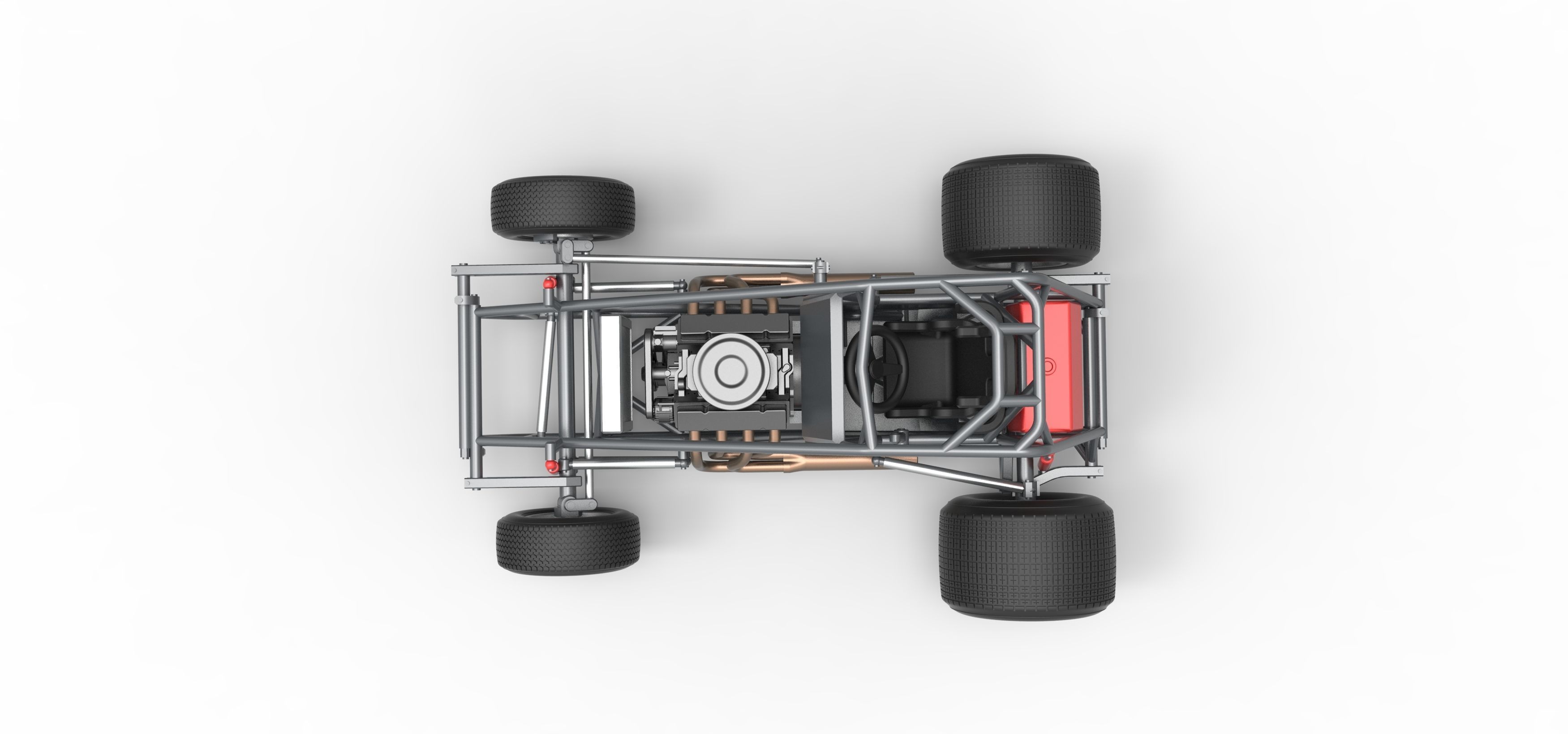 Super rod Base Scale 1 to 25 3D print model_11