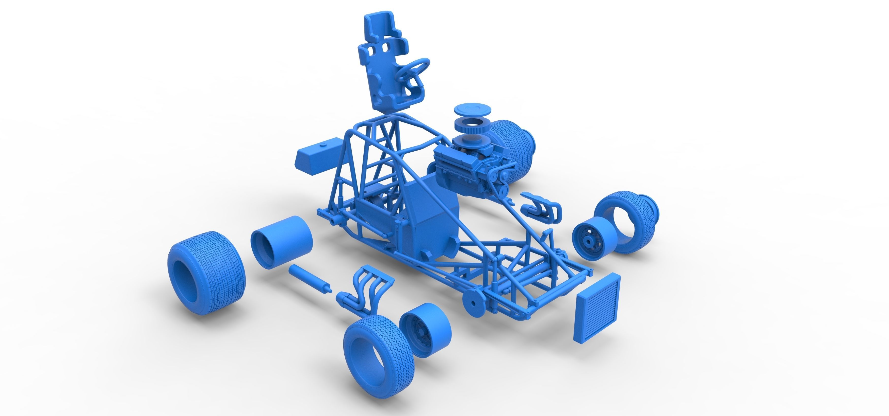 Super rod Base Scale 1 to 25 3D print model_65