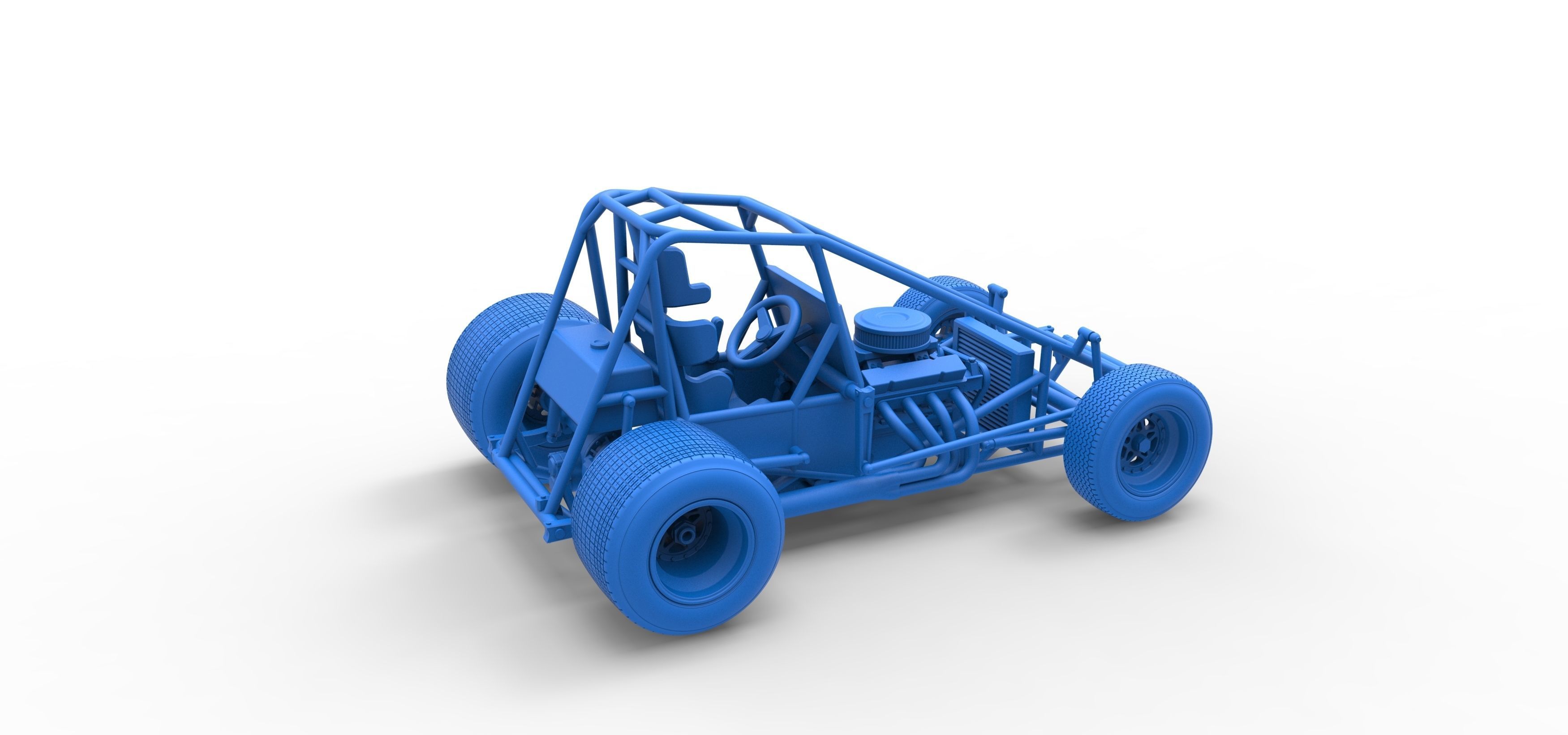 Super rod Base Scale 1 to 25 3D print model_47