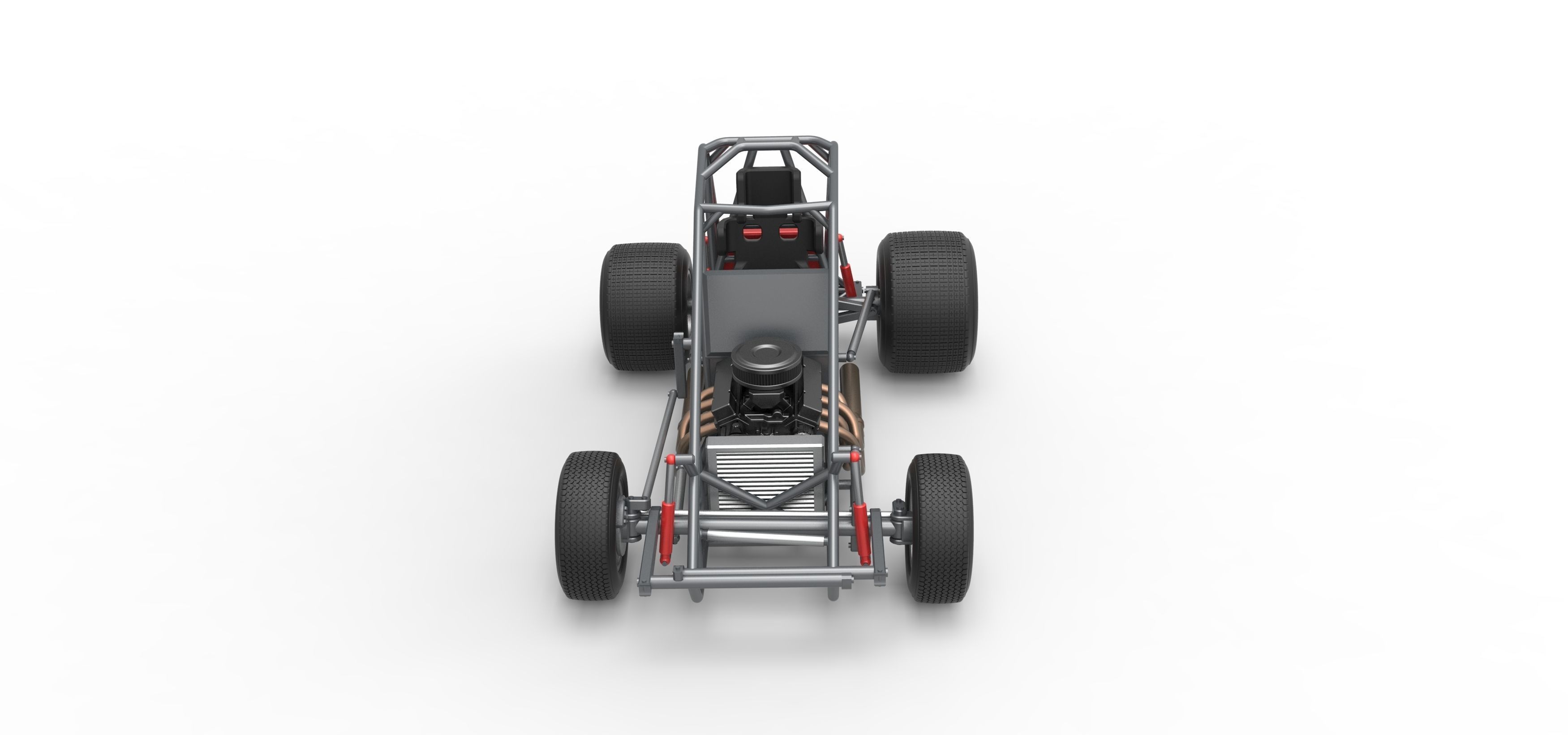 Super rod Base Scale 1 to 25 3D print model_8