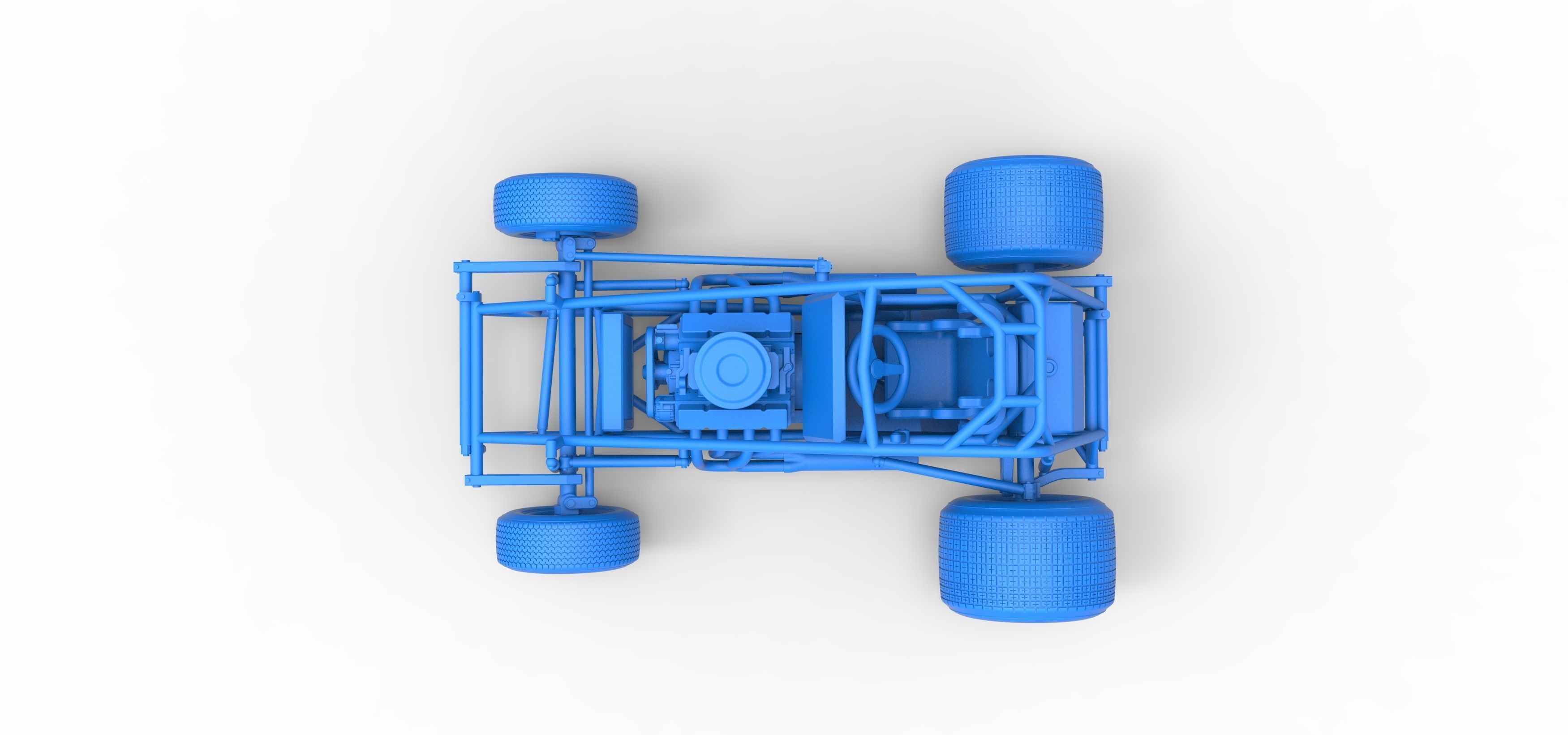 Super rod Base Scale 1 to 25 3D print model_38