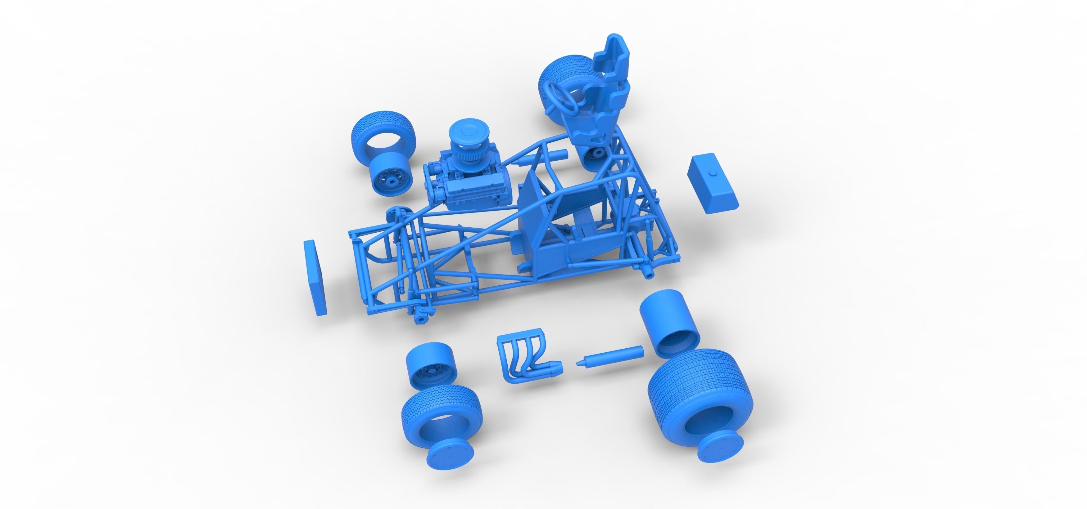 Super rod Base Scale 1 to 25 3D print model_56