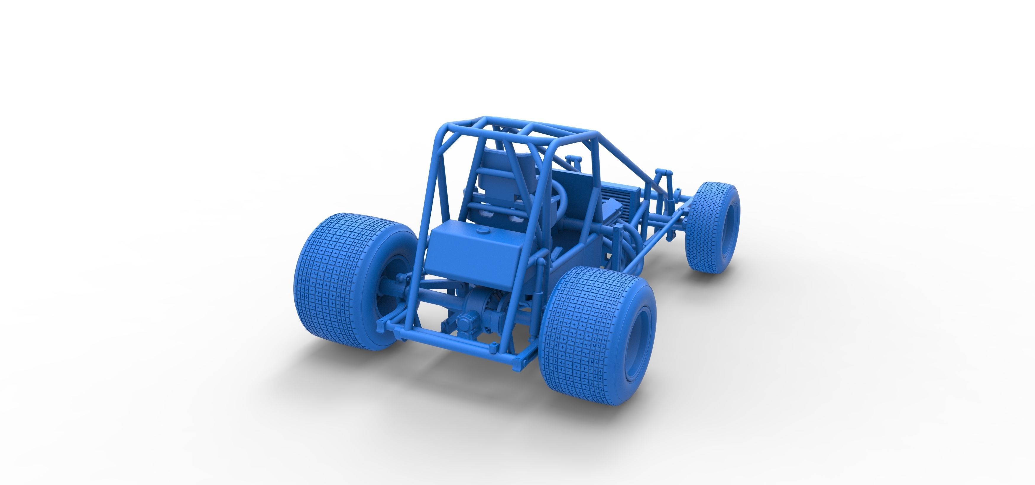 Super rod Base Scale 1 to 25 3D print model_45