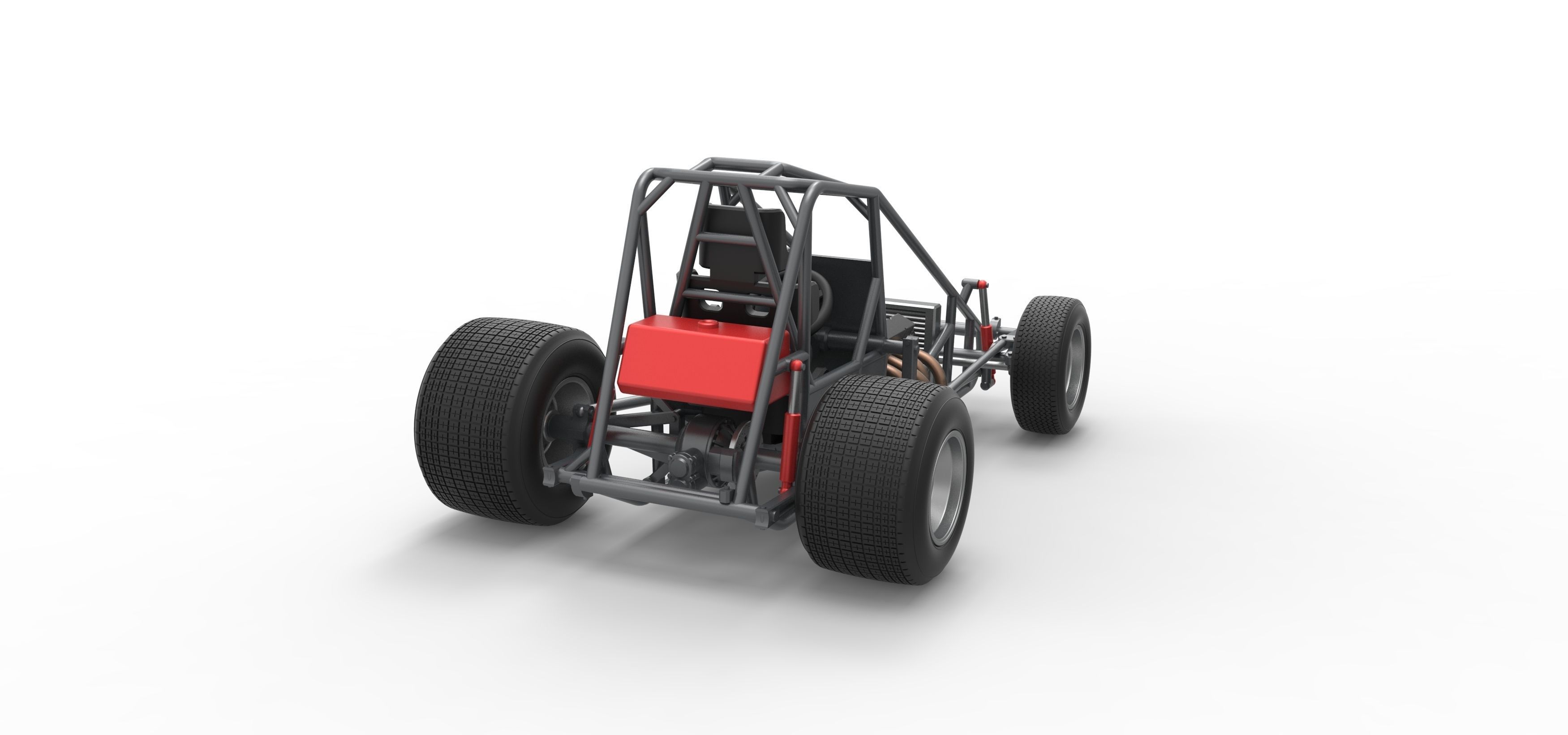 Super rod Base Scale 1 to 25 3D print model_18