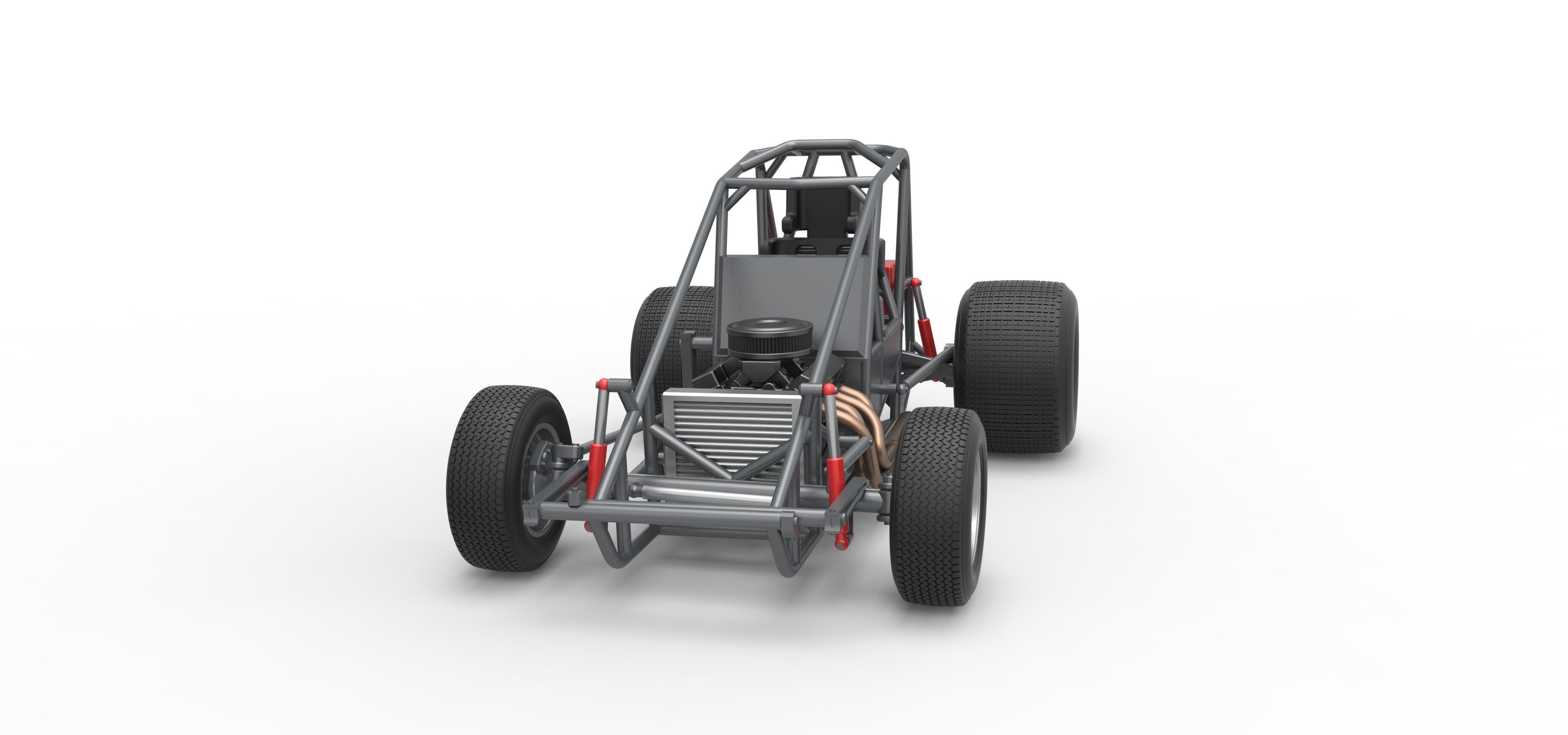 Super rod Base Scale 1 to 25 3D print model_5