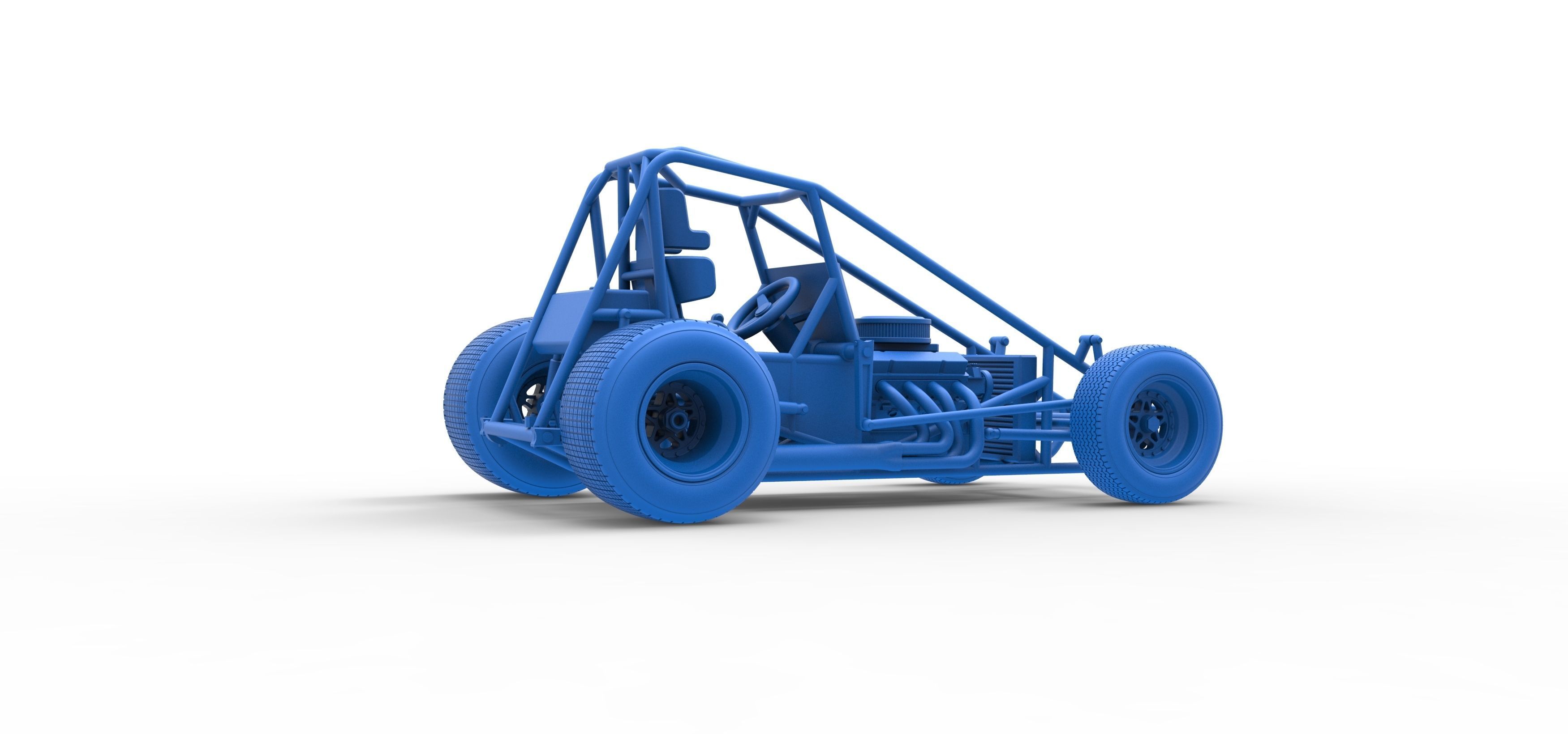 Super rod Base Scale 1 to 25 3D print model_48