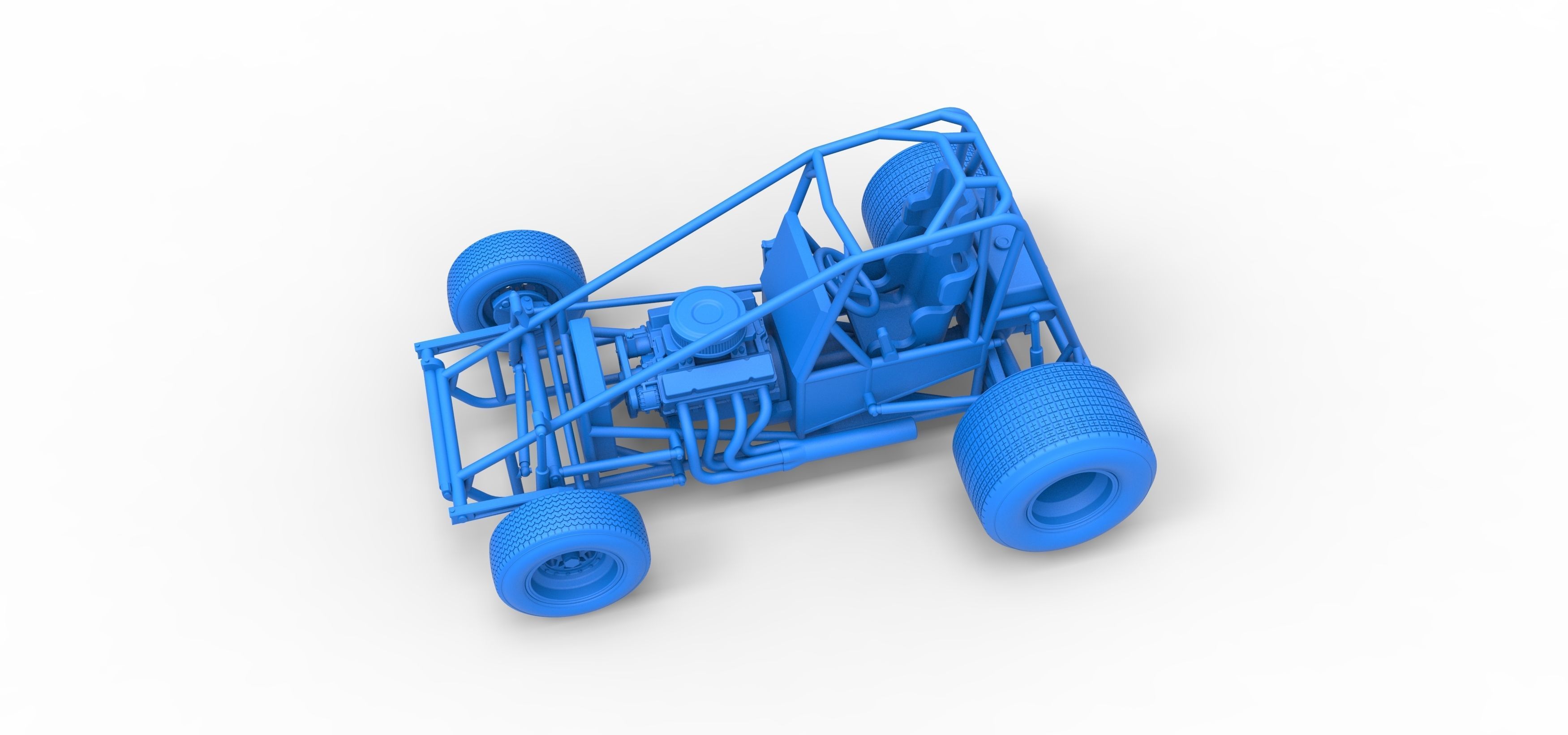 Super rod Base Scale 1 to 25 3D print model_31