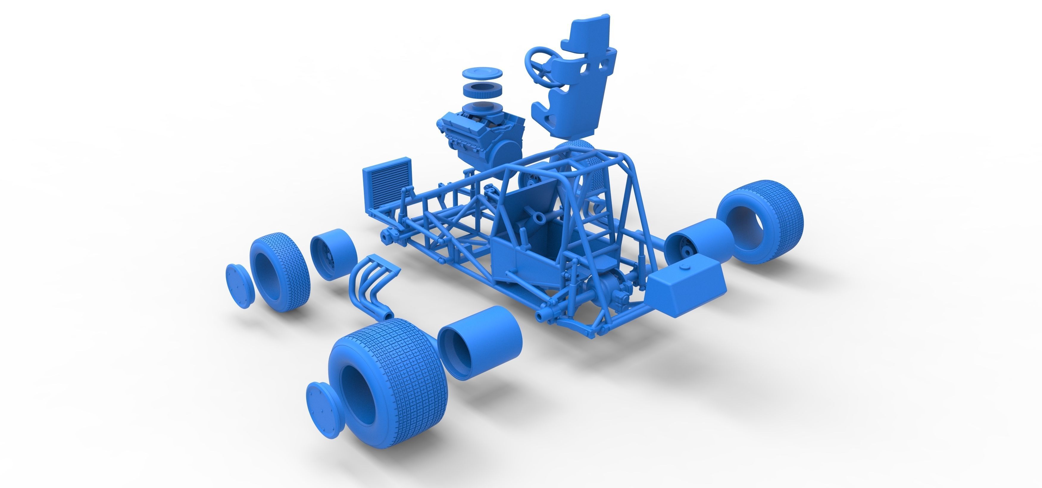 Super rod Base Scale 1 to 25 3D print model_61