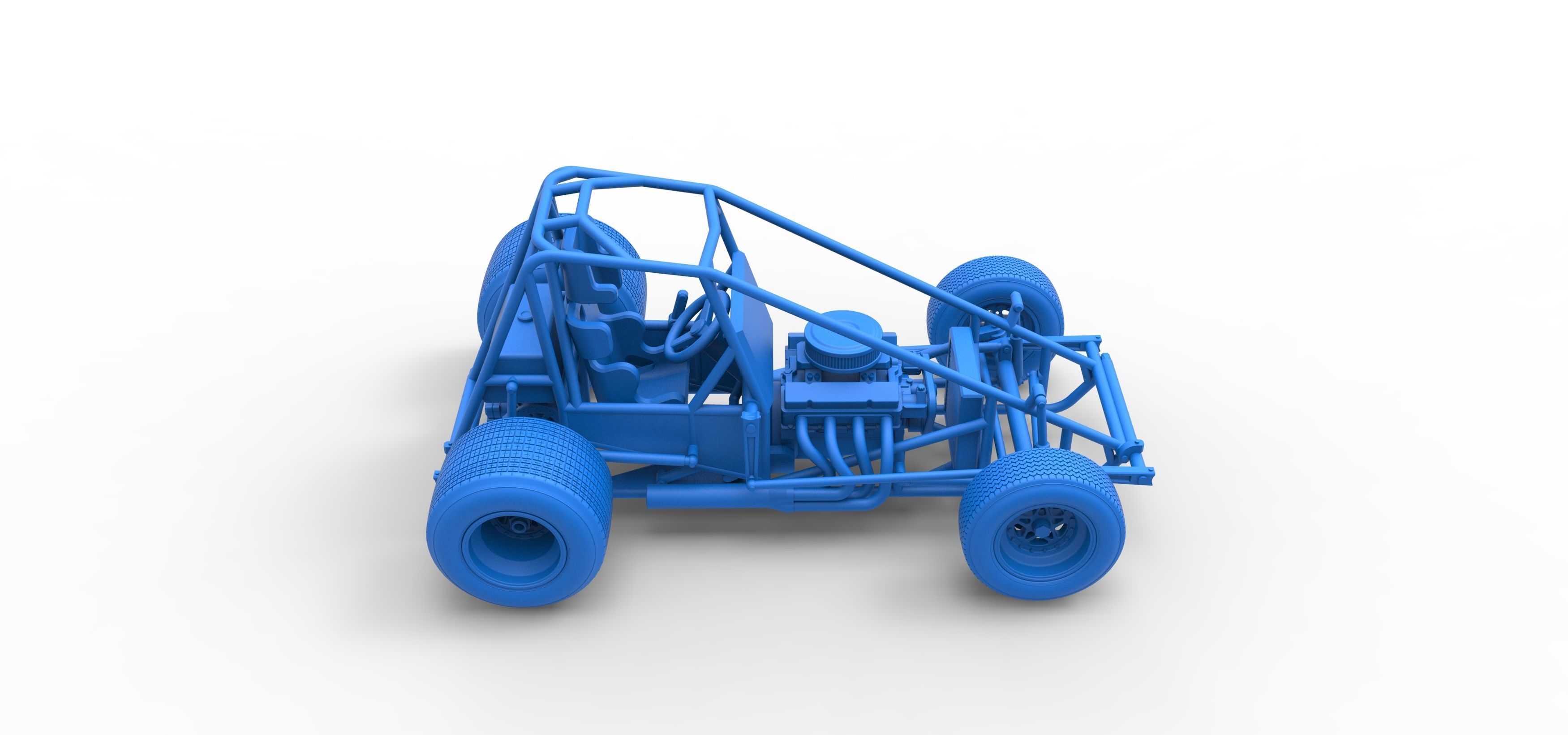 Super rod Base Scale 1 to 25 3D print model_50