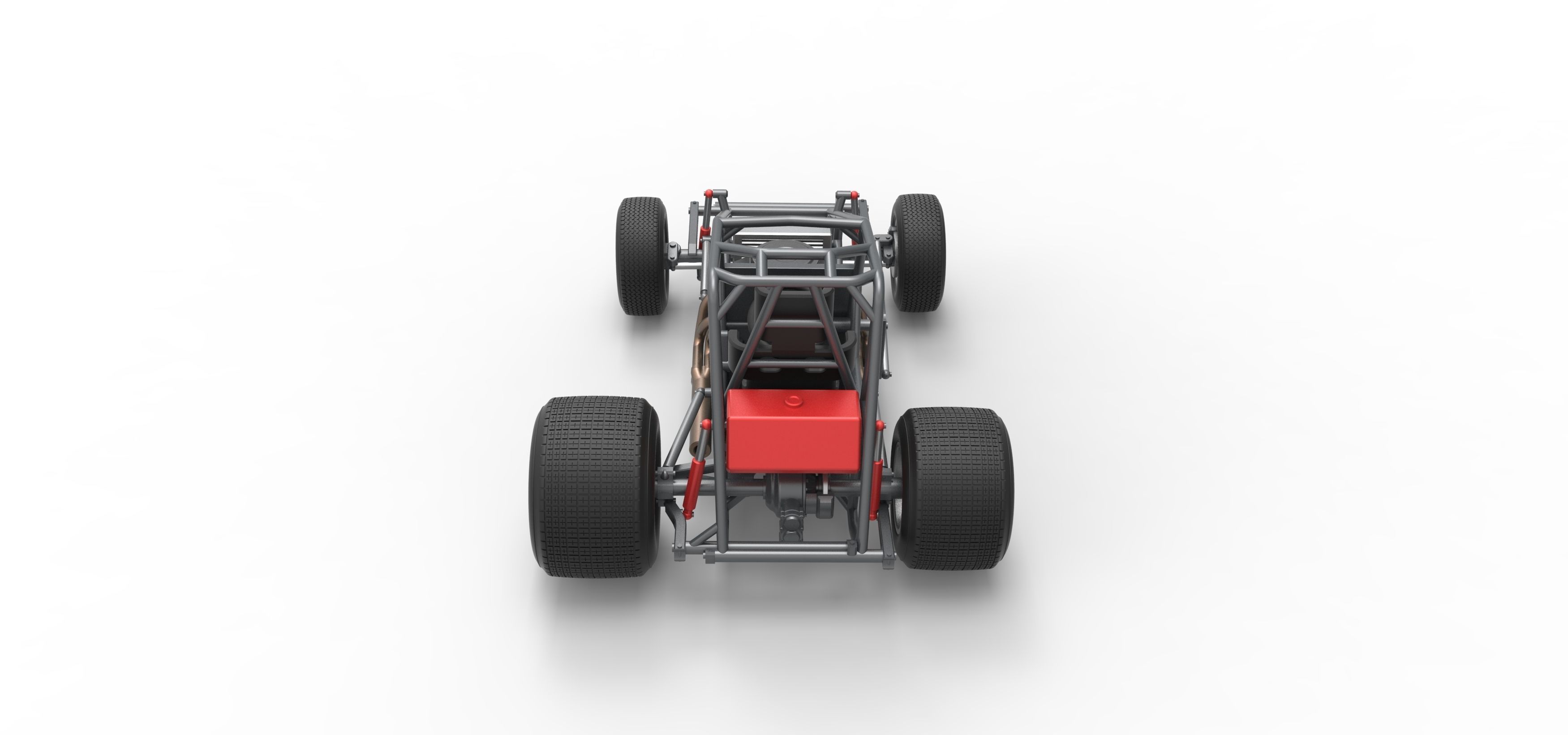 Super rod Base Scale 1 to 25 3D print model_17